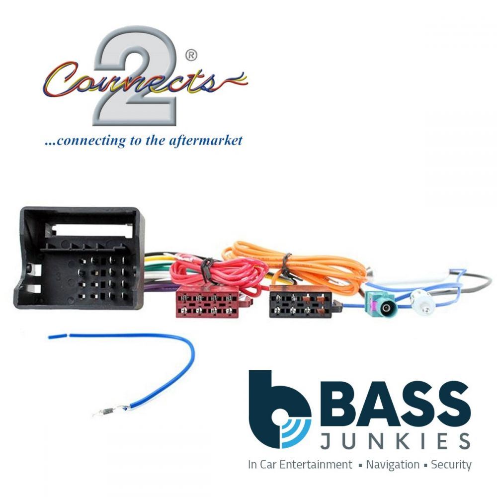 Connects2 CT20ST02 - Seat Leon Toledo Altea and Other Models Car Stereo Radio ISO harness Adapter Lead