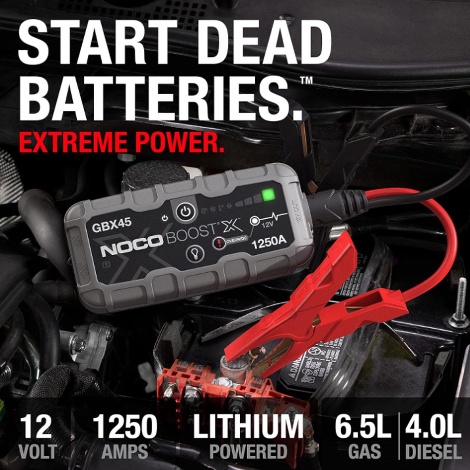 NOCO GBX45 - 1250A UltraSafe Lithium Jump Starter Power Bank USB-C 12V