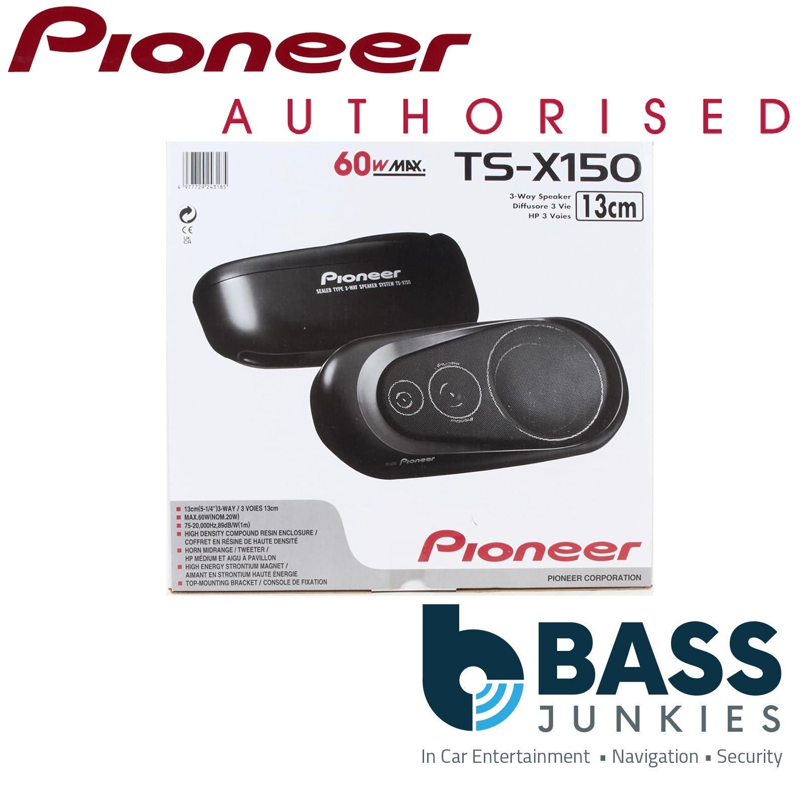 Pioneer TS-X150 3-way Surface Mount (60w), schwarz