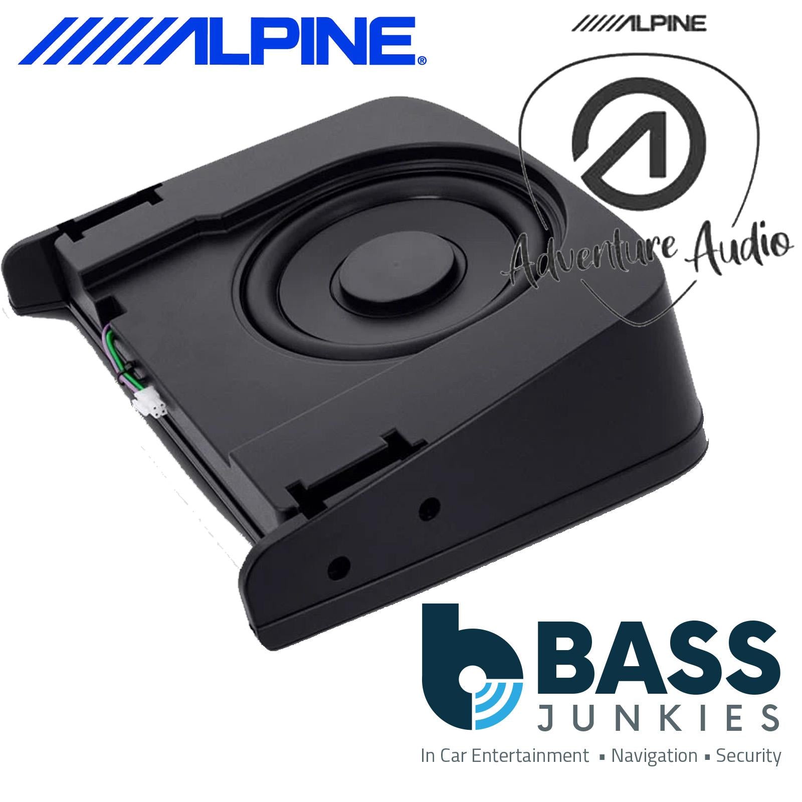 Alpine SWC-D84DU SWA-150KIT - Adventure Sound Car Amplifier & Subwoofer Bass Box for Fiat Ducato 3 (7,8 Models) 2022 On