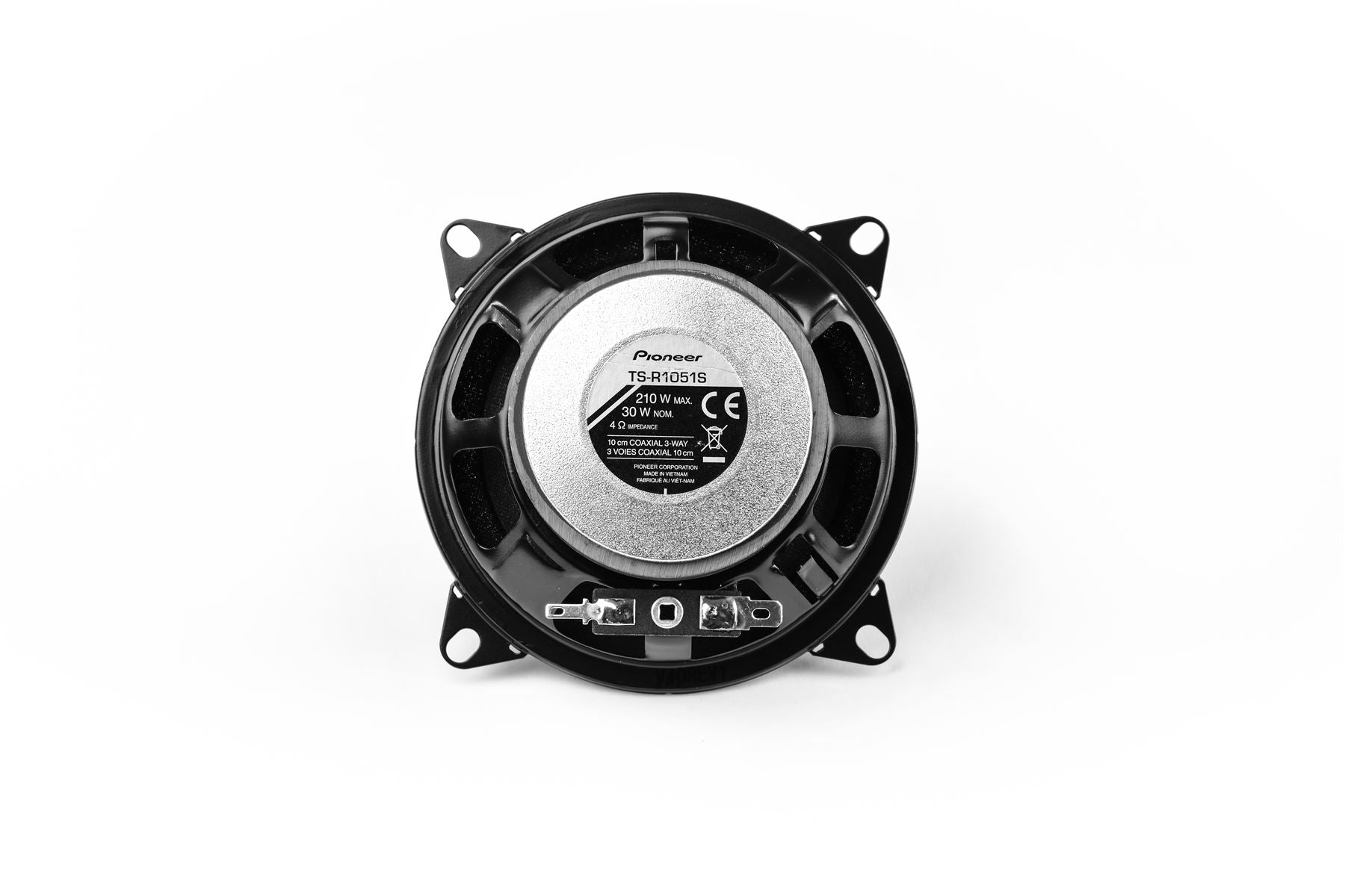 Pionner TS-R1051S 100mm/10cm/4" 3 Way Coaxial Car speakers (Per Pair Max 420|60 watts RMS) Fits BMW 3-Series 2011-19 | 4-Series 13-20 | 5-Series 03-10