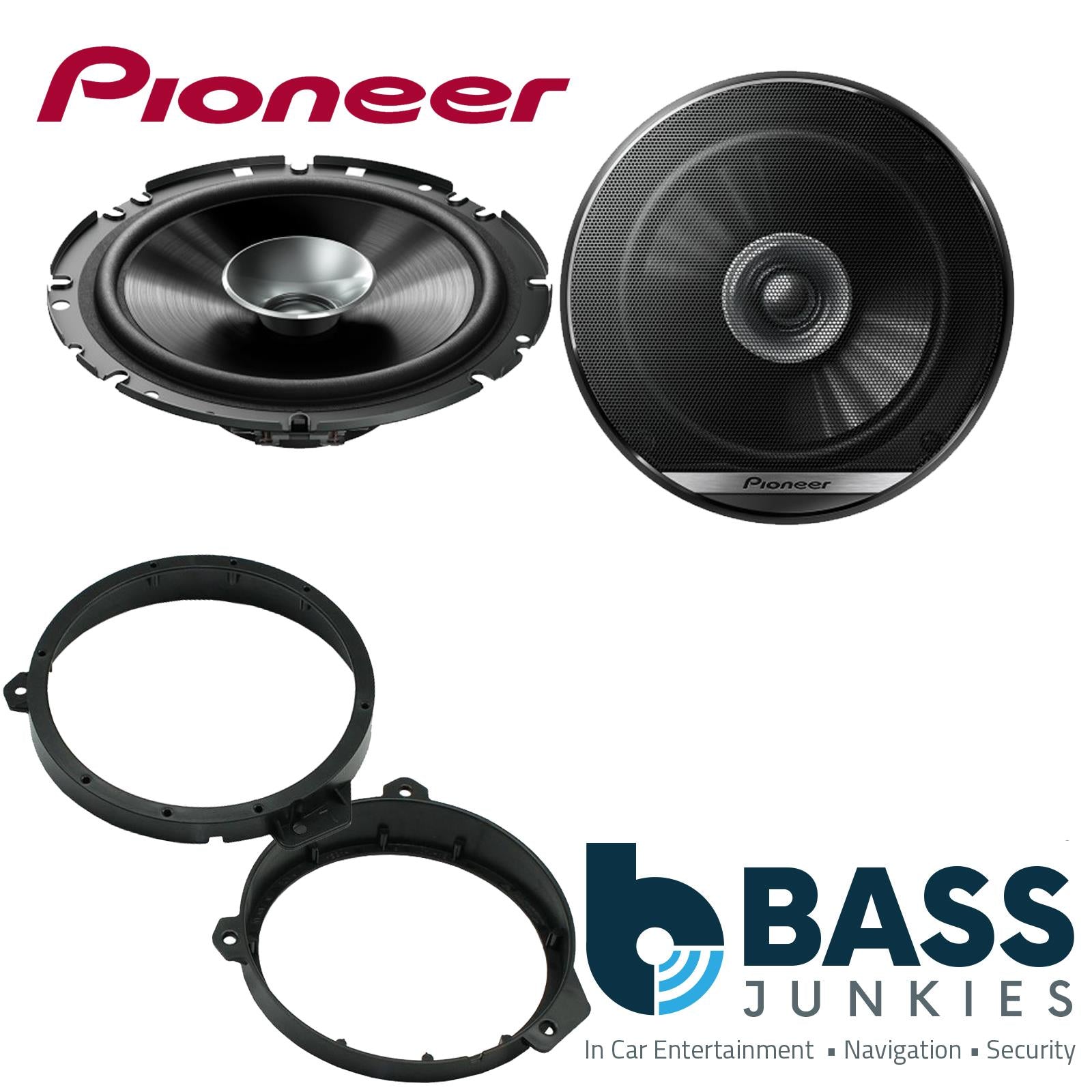 To Fit Subaru Legacy 2009 On Pioneer 560W 17cm Dual Cone Front Door Car Speakers