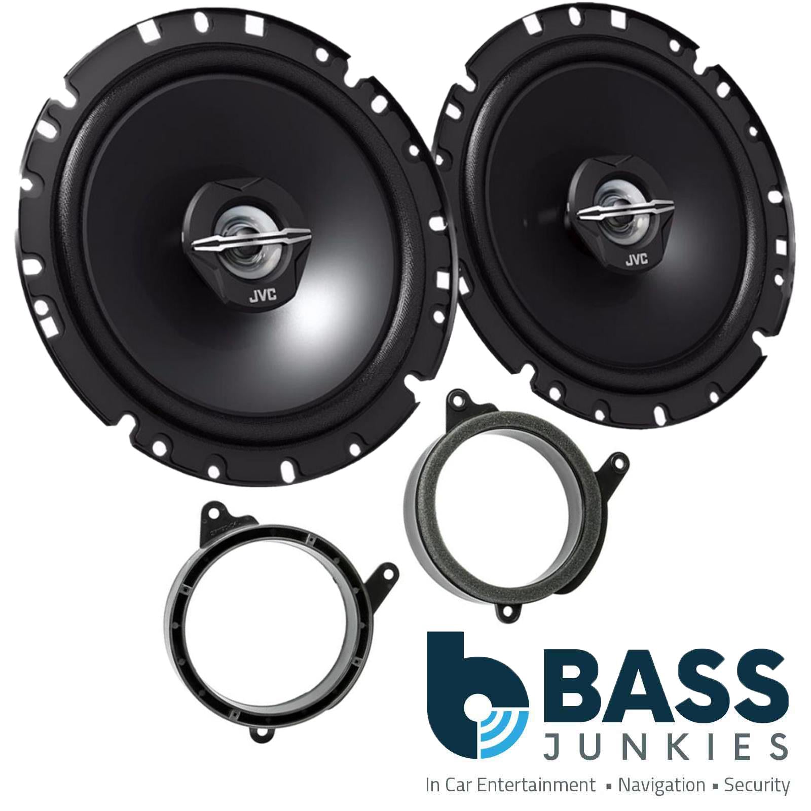 Mercedes E Class 95-03 JVC 17cm 6.5 Inch 600 Watts 2 Way Front Door Car Speakers