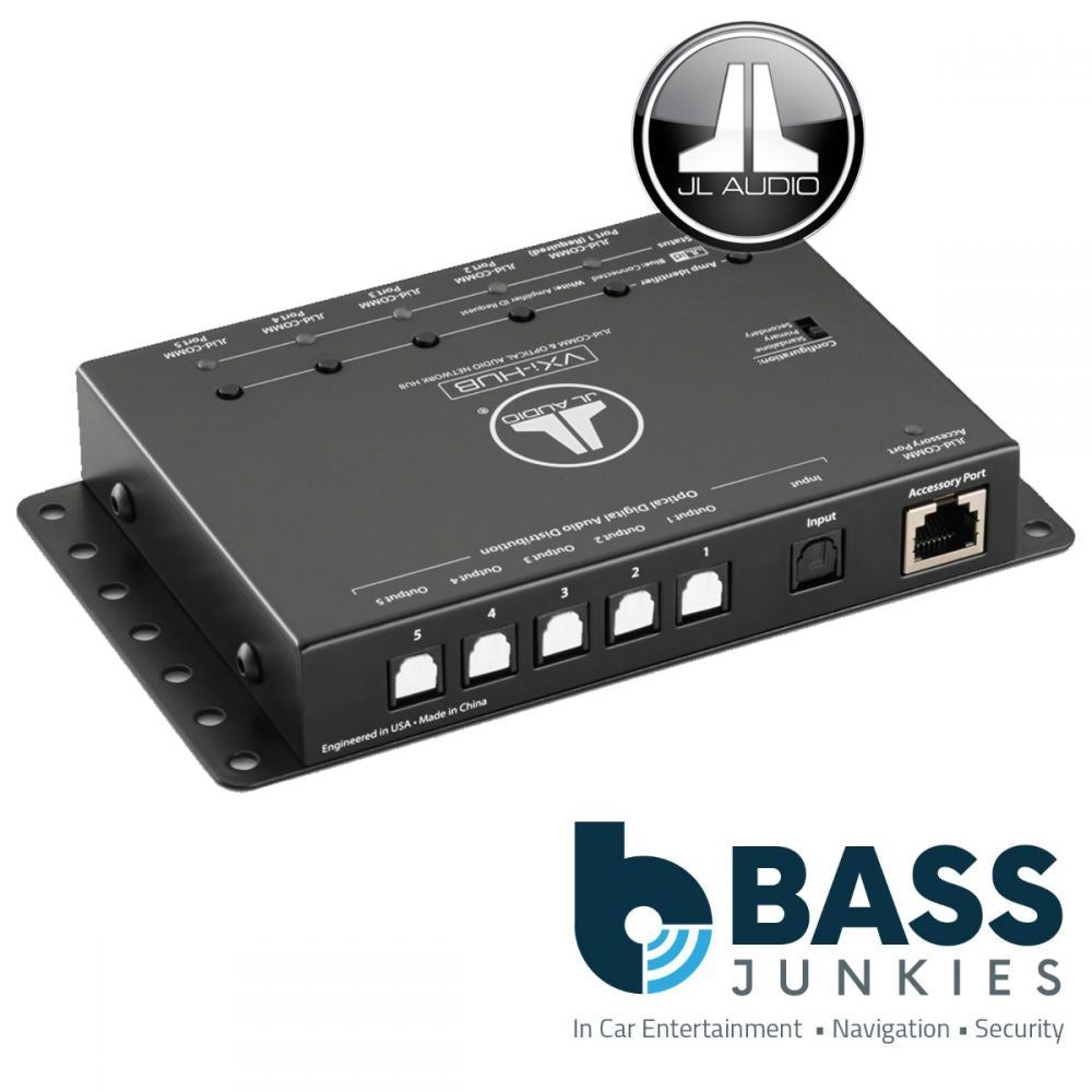 JL Audio VXI-HUB JLid Comm & Optical Audio Network Hub for VXi Amplifiers