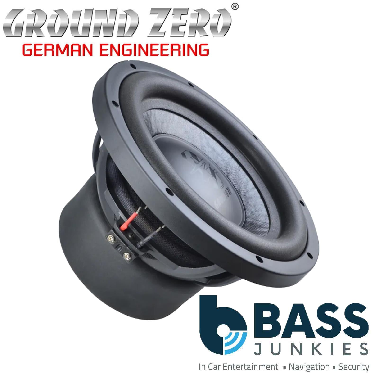 GROUND ZERO GZUW 10SQ-D2 900 Watts RMS 10″ sound quality subwoofer