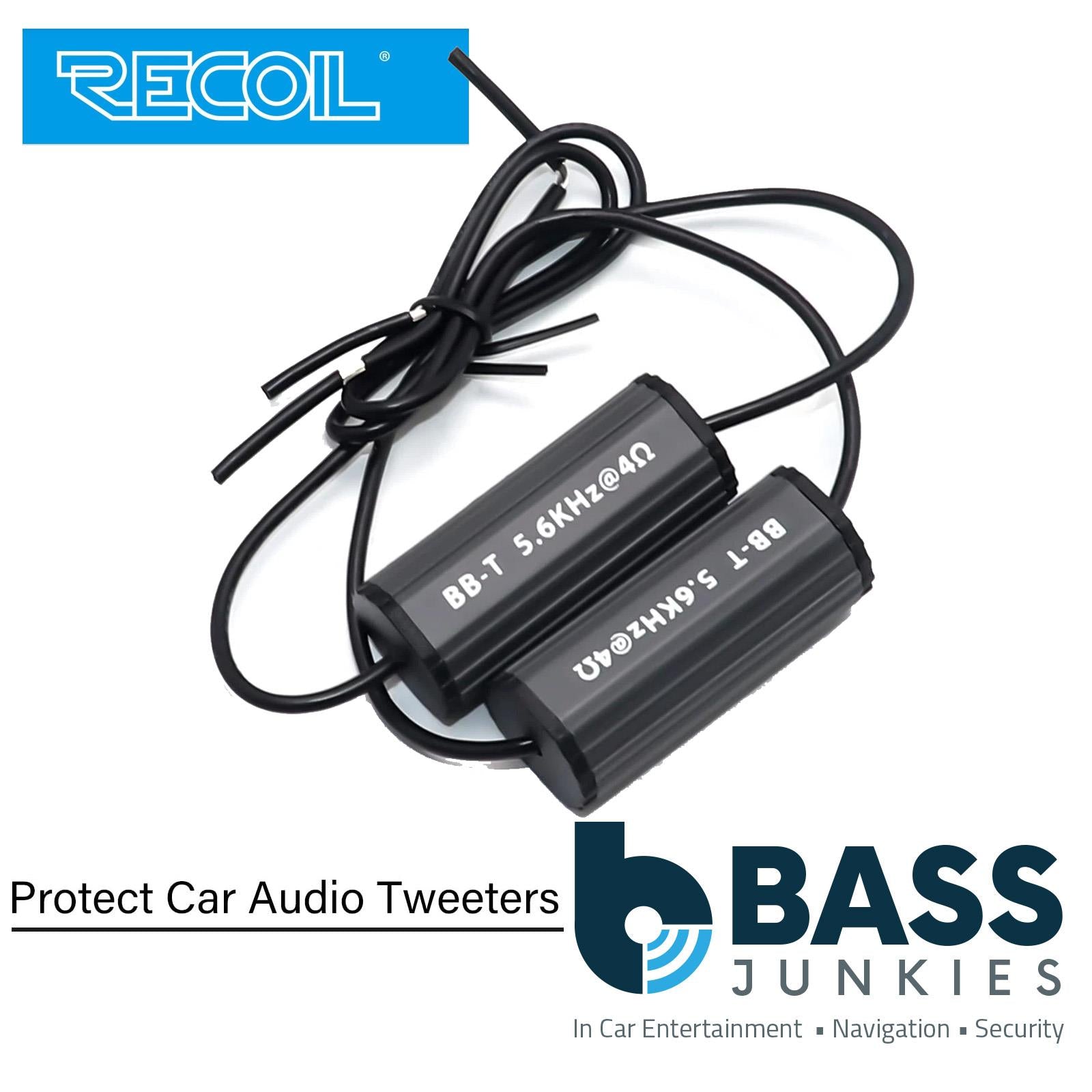 RECOIL BB-T -  5.6 kHz Bass Blockers Designed to Protect 4 Ohms Car Tweeters
