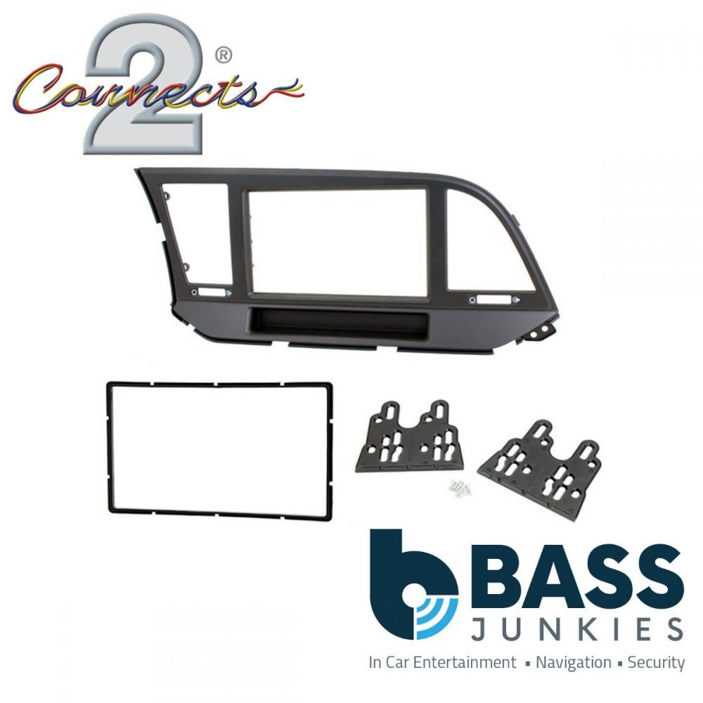 Connects2 CT23HY46L Hyundai Elantra 2015 Onwards LHD Car Stereo Double Din Fascia Panel