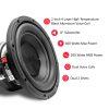 Recoil RW8D4 - 400 Watts 8" Inch 20cm Dual Voice Coil 4-Ohm Car Sub Subwoofer