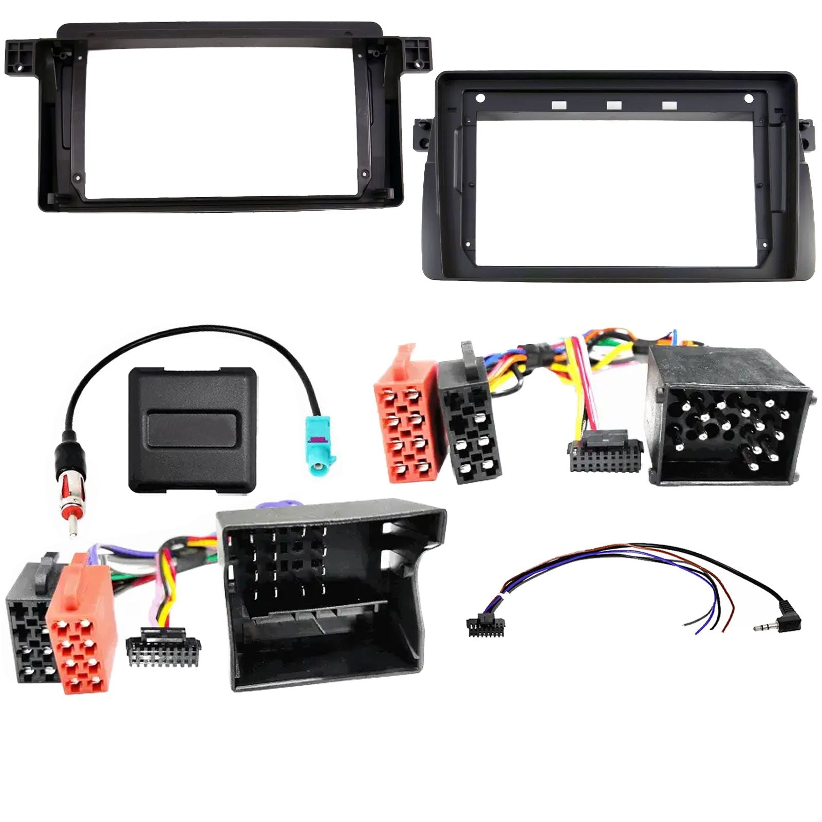 For BMW 3 Series E46 1998 - 2005 Fascia Panel Interface for 9" Android Car Radio