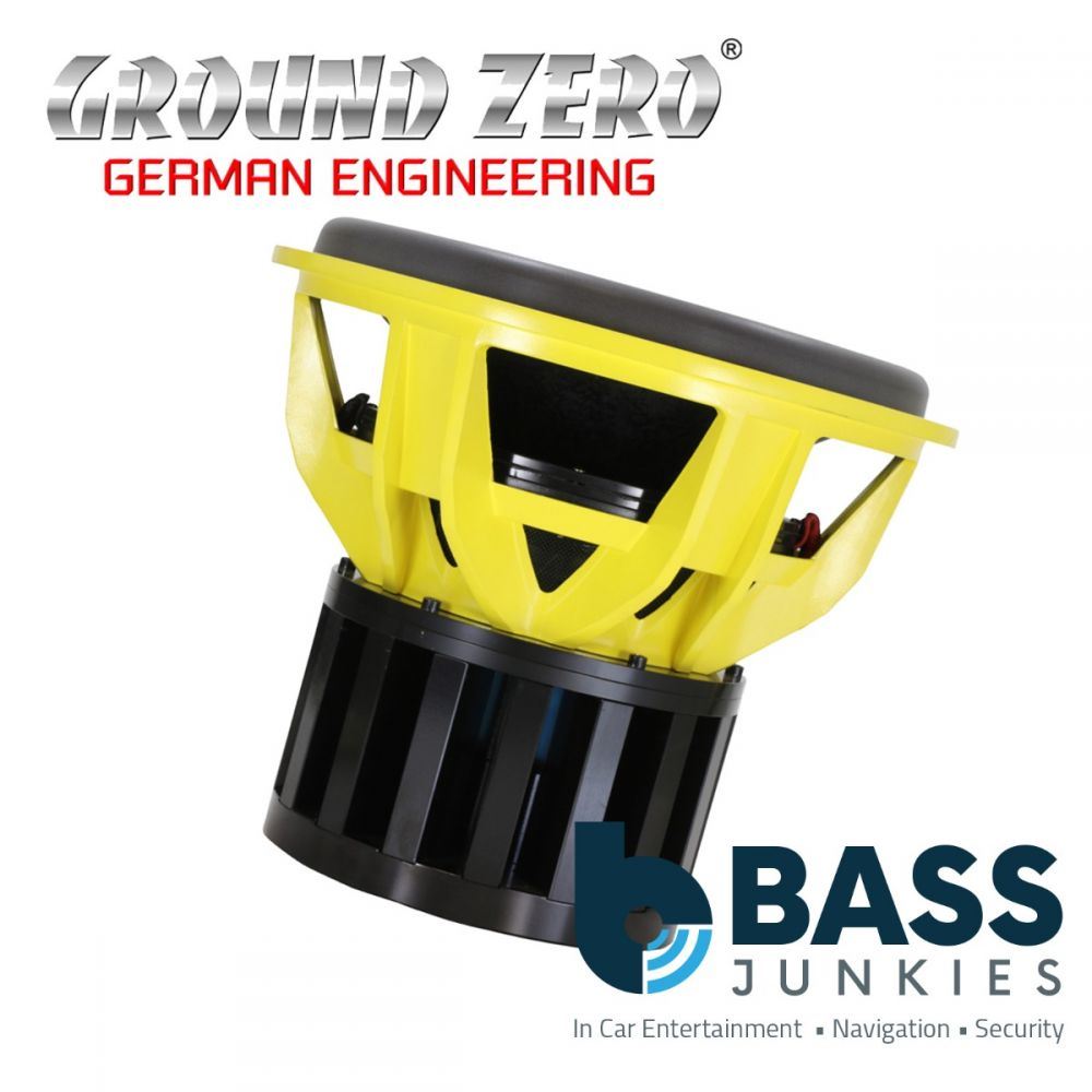 Ground Zero GZPW 15NEO-SPL - 15" Inch 38cm Neodymium 20,000 Watts SPL Dual 1-Ohm Car Sub Subwoofer