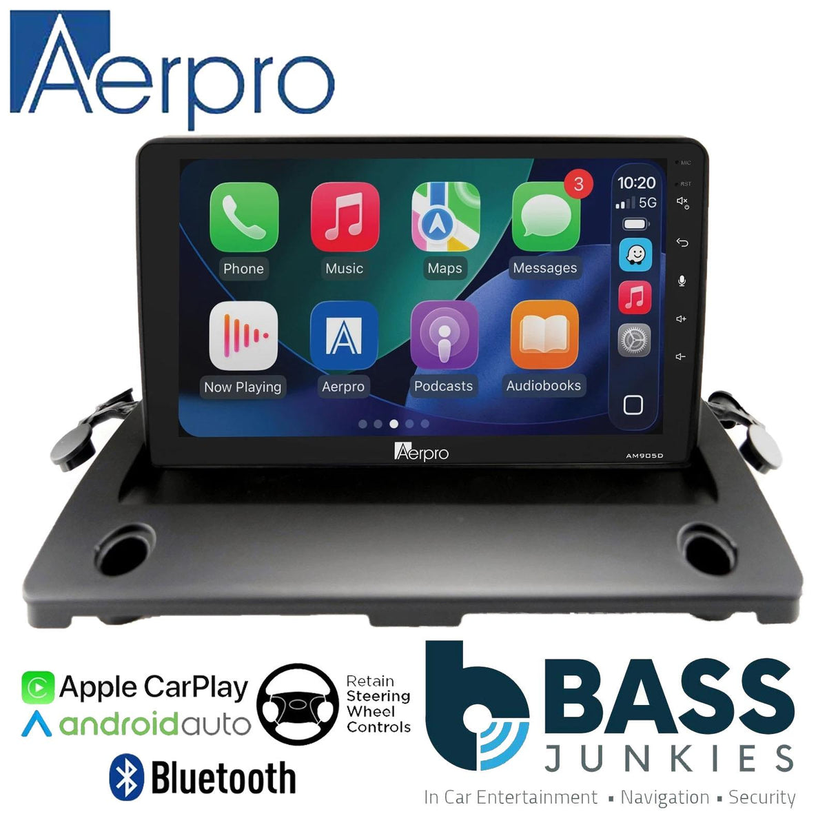 Aerpro 9" DAB CarPlay Android Car Kit For Volvo XC90 Most Amplified 2002-2014