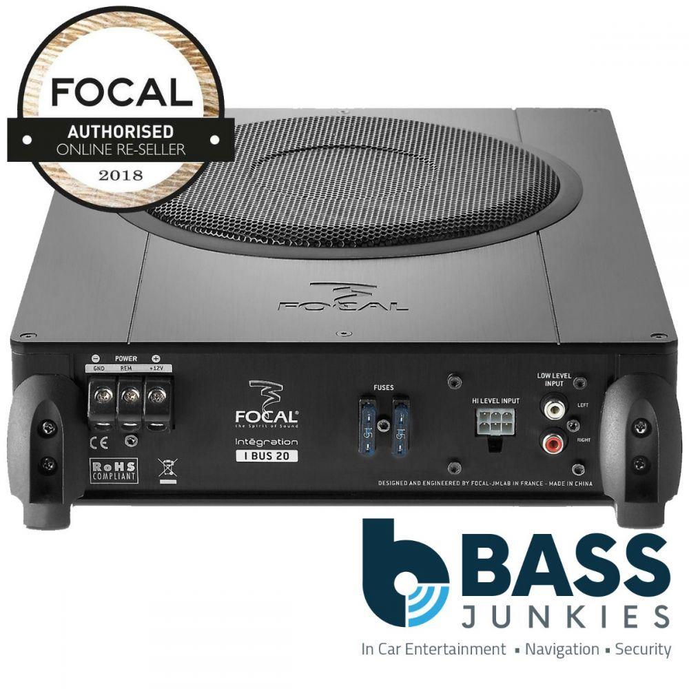Focal IBUS2.1 - INTEGRATION 8" 150 Watts Amplified Active Underseat Sub Enclosure + 2 x 110 Watts Built In Amp