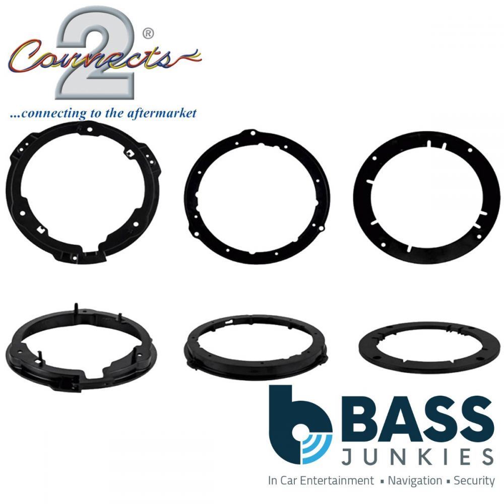 Connects2 CT25FD17 - Ford Transit-Connect 165mm 6.5" Front Door Car Speaker Adapter Brackets