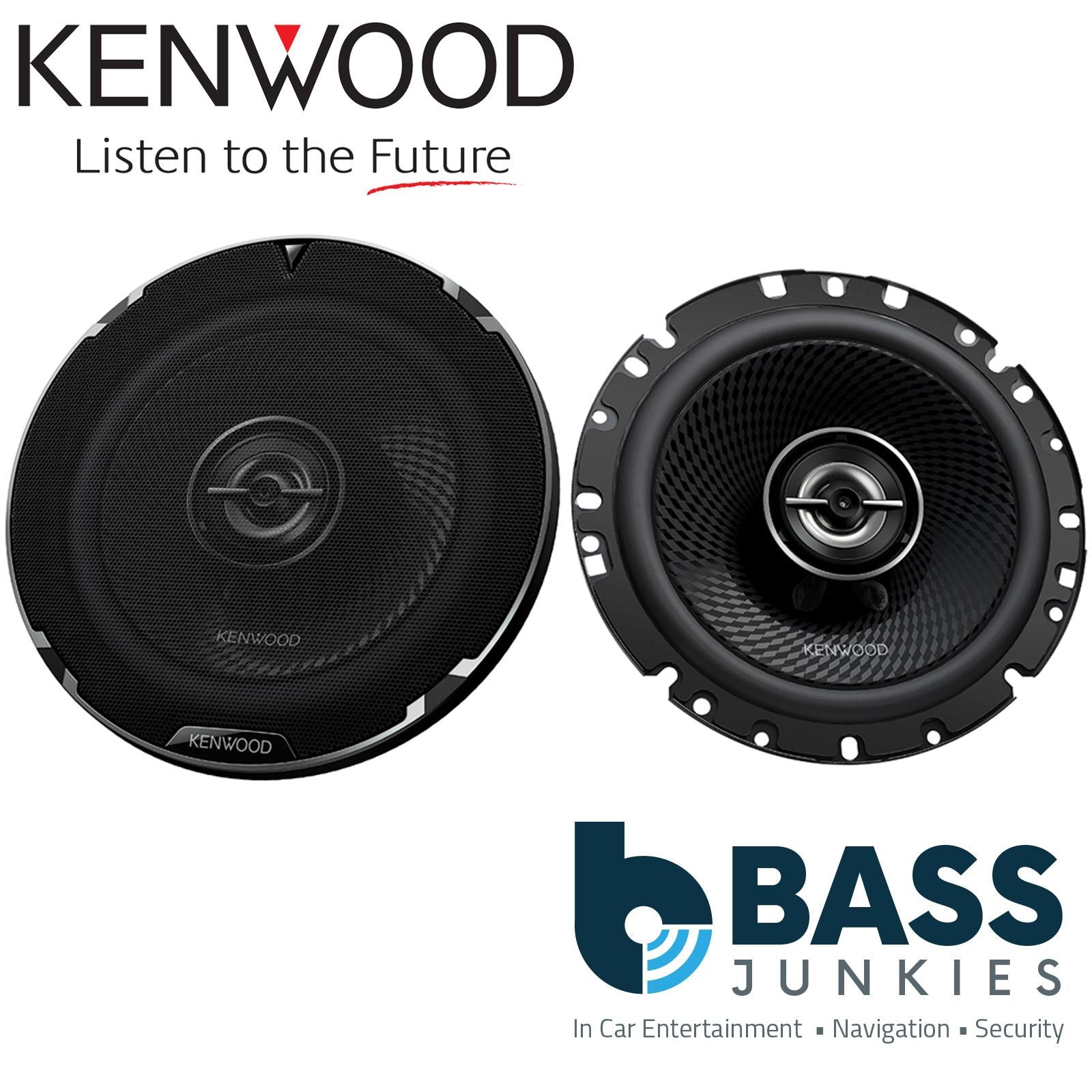 Kenwood KFC-PS1797 - 700 Watts Pair 17cm 6.5" Coaxial Door Shelf Car Speakers