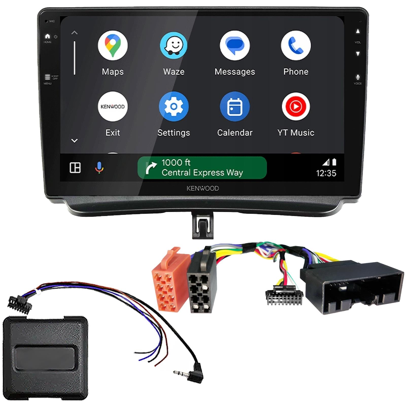 Kenwood 9" CarPlay Android Car Stereo Kit For Ford Transit Torneo Courier 14-18