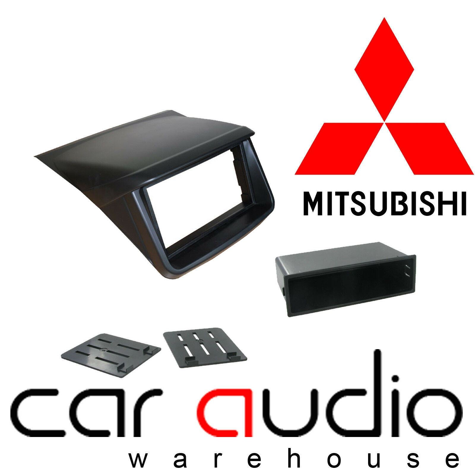 Connects2 CT23MT12 Mitsubishi L200 Sportero Strada Triton Car Stereo Double Din Fascia Panel