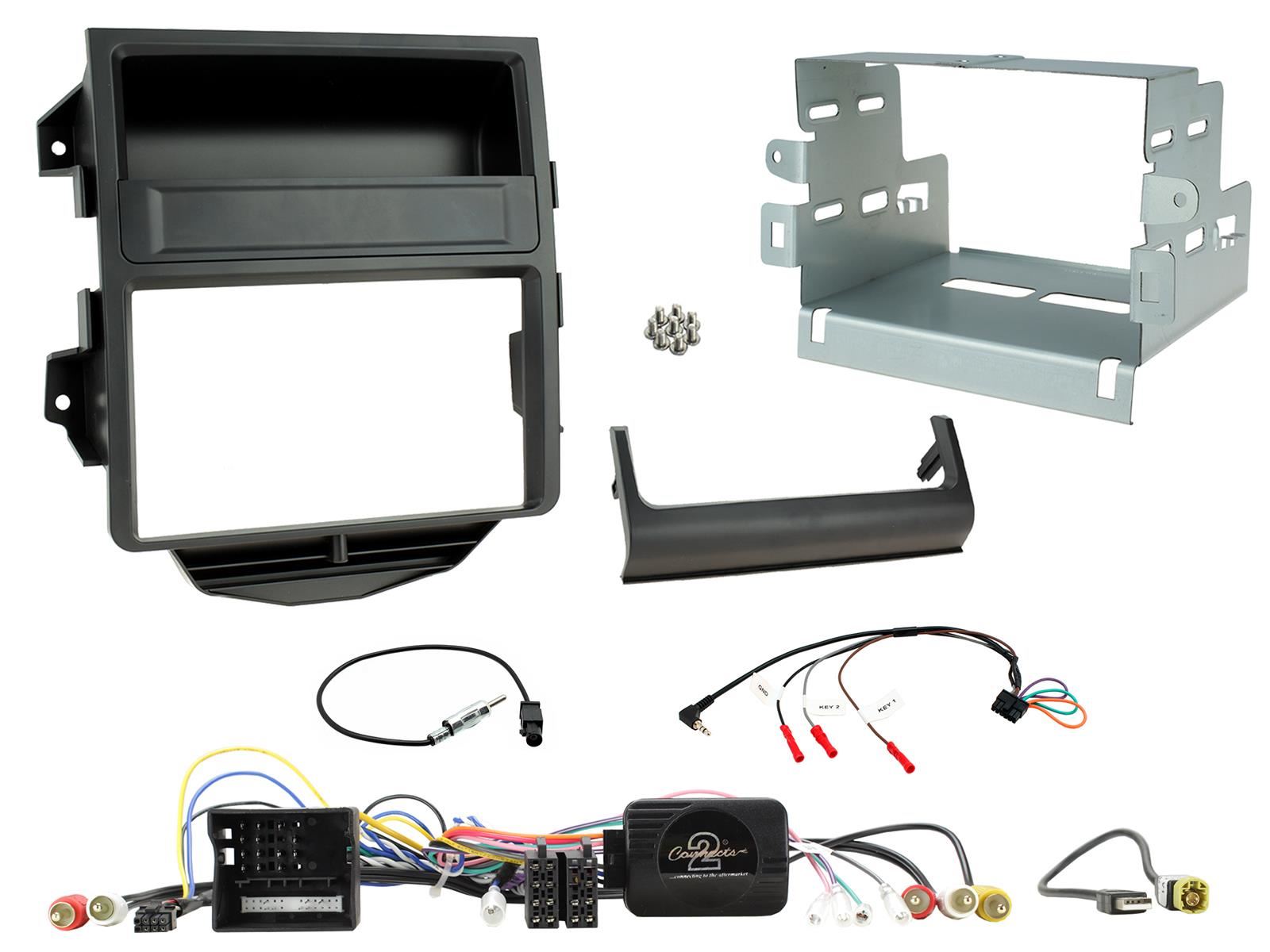 SONY XAV-1550D DAB+ Smart Bluetooth Car Radio + Stereo fitting kit + Steering Wheel Controls Loom for Porsche Macan 2014-2016