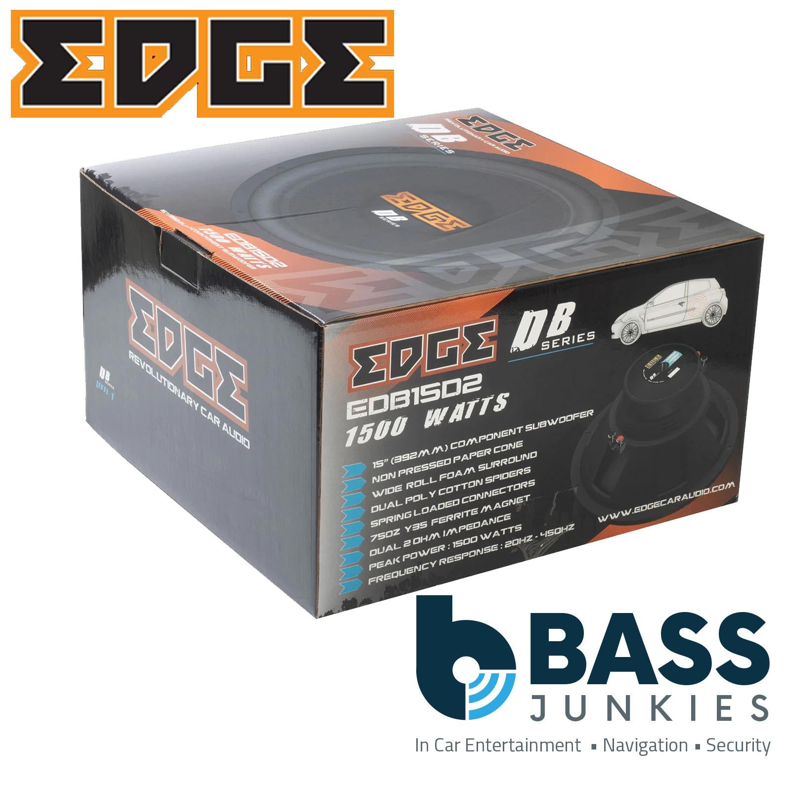 EDGE EDB15D2-E0 DB series 15'' Subwoofer Car 1500 Watts