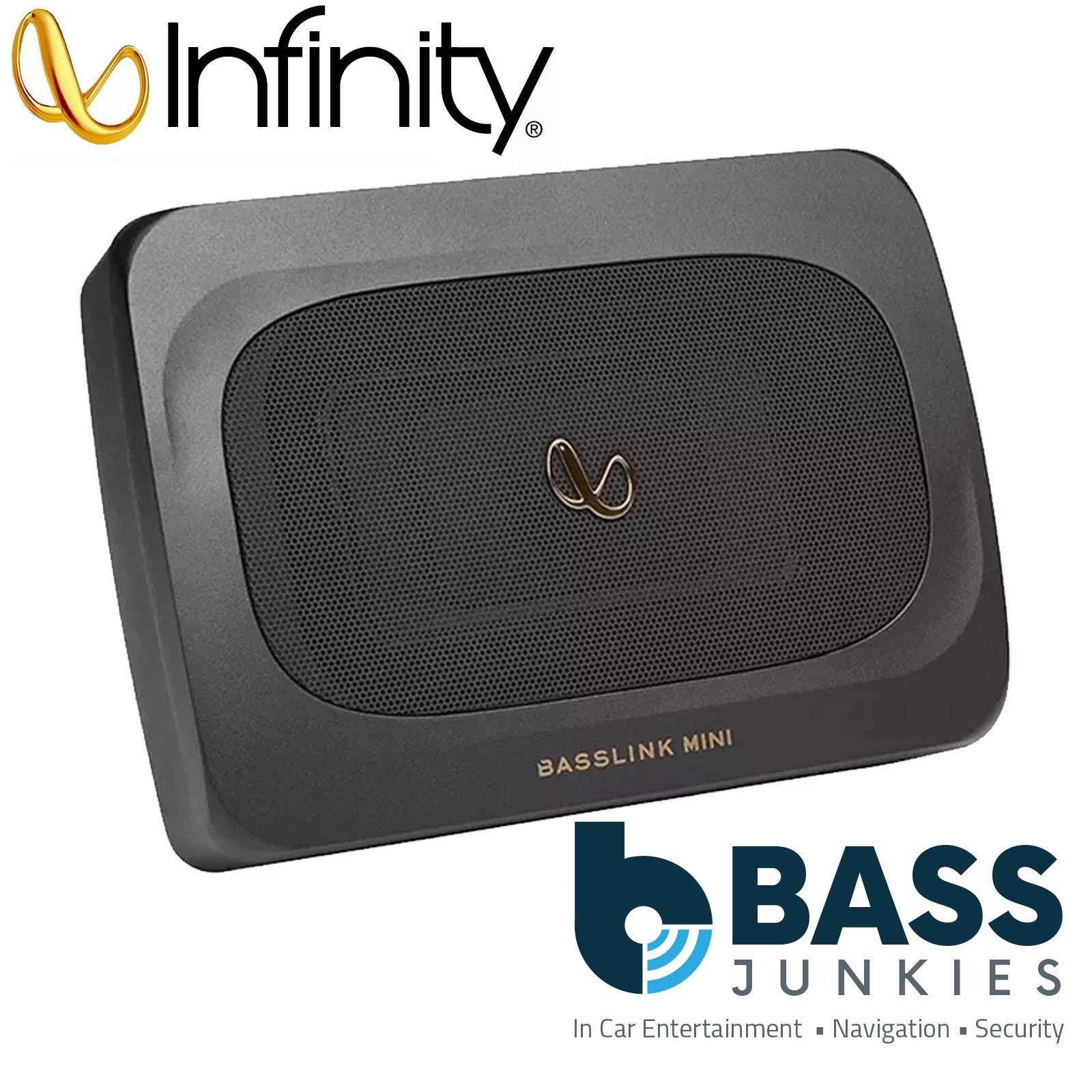 Infinity By Harman Basslink Mini -6x8 Inch 200 Watts Amplified Underseat Car Sub