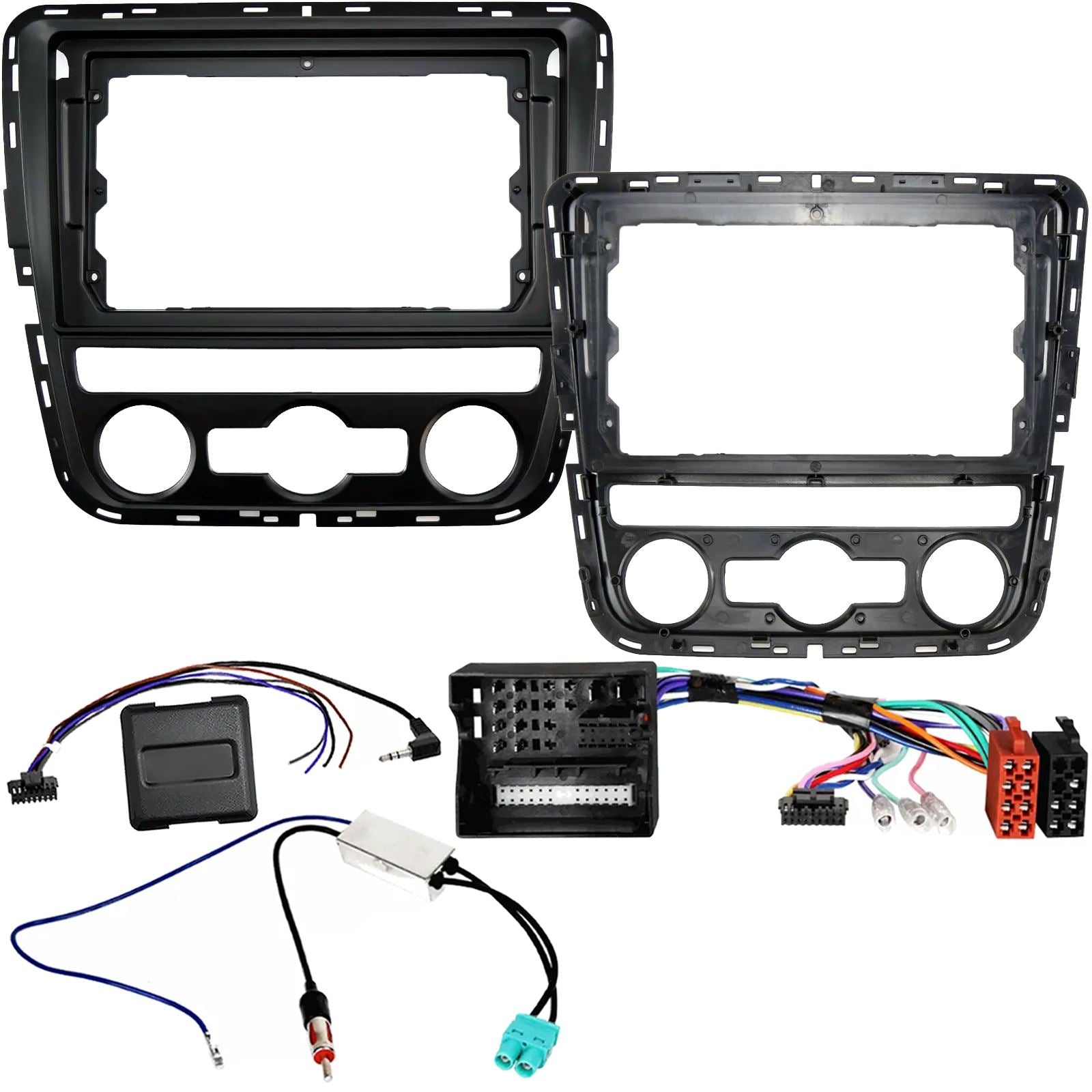 For Volkswagen Passat Auto AC 2012-2015 Fascia Panel For 9" Android Car Radios