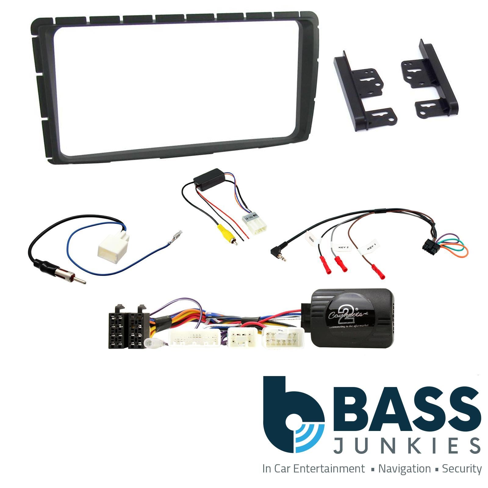 Connects2 CTKTY10 - Toyota Hilux 2012-2015 Double Din Fascia Installation Kit