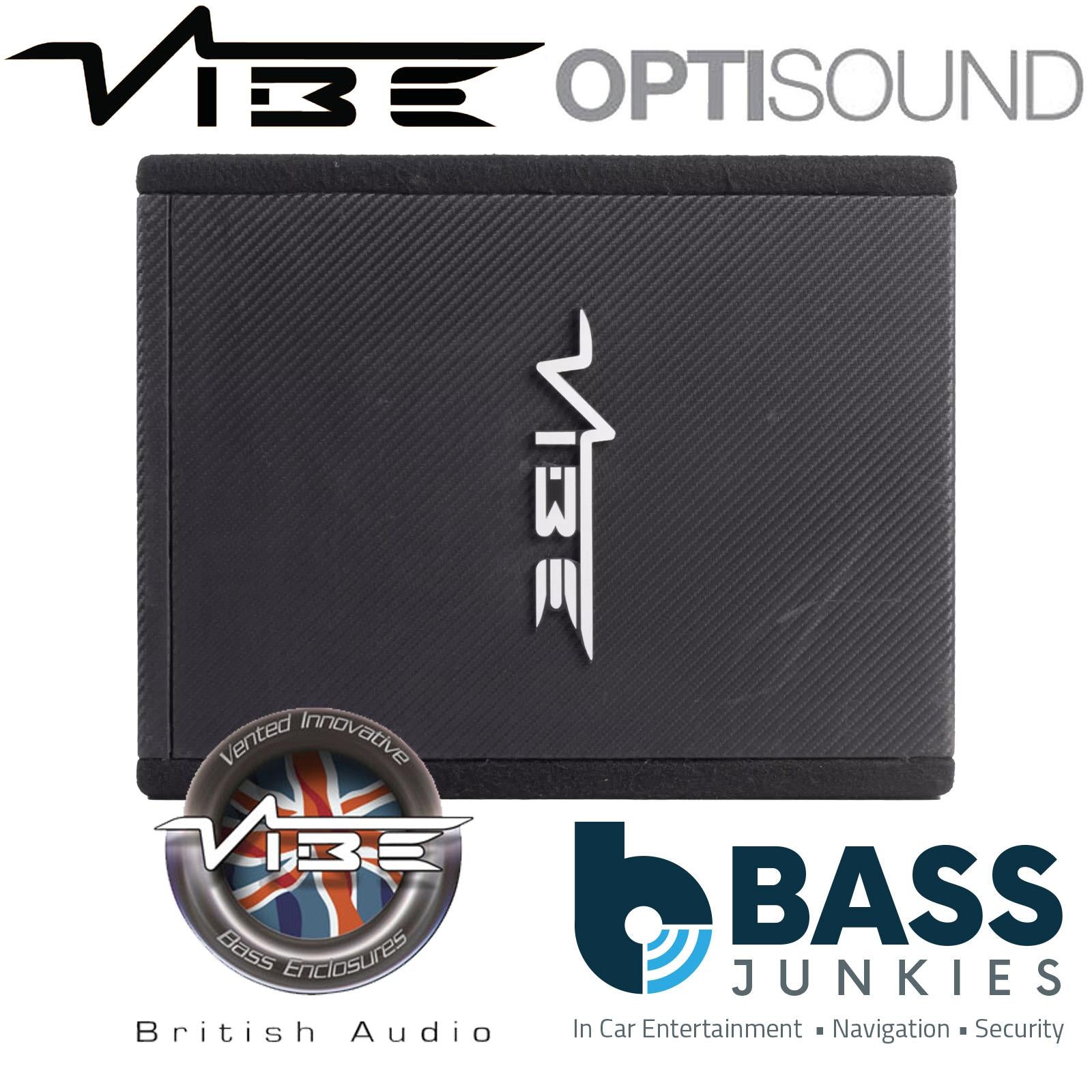 Vibe OPTISOUNDAUTO10A-V4 - 10" 900 Watts Amplified Underseat Car Subwoofer