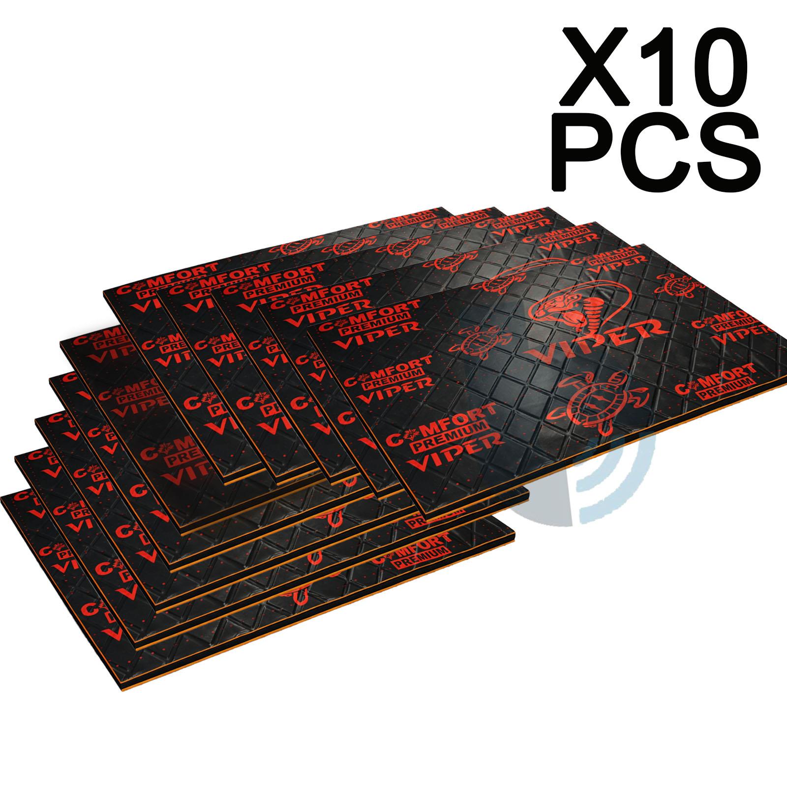Comfort VIPER - 10 Sheets 3mm 500x700mm Sound Deadening Mat Kit
