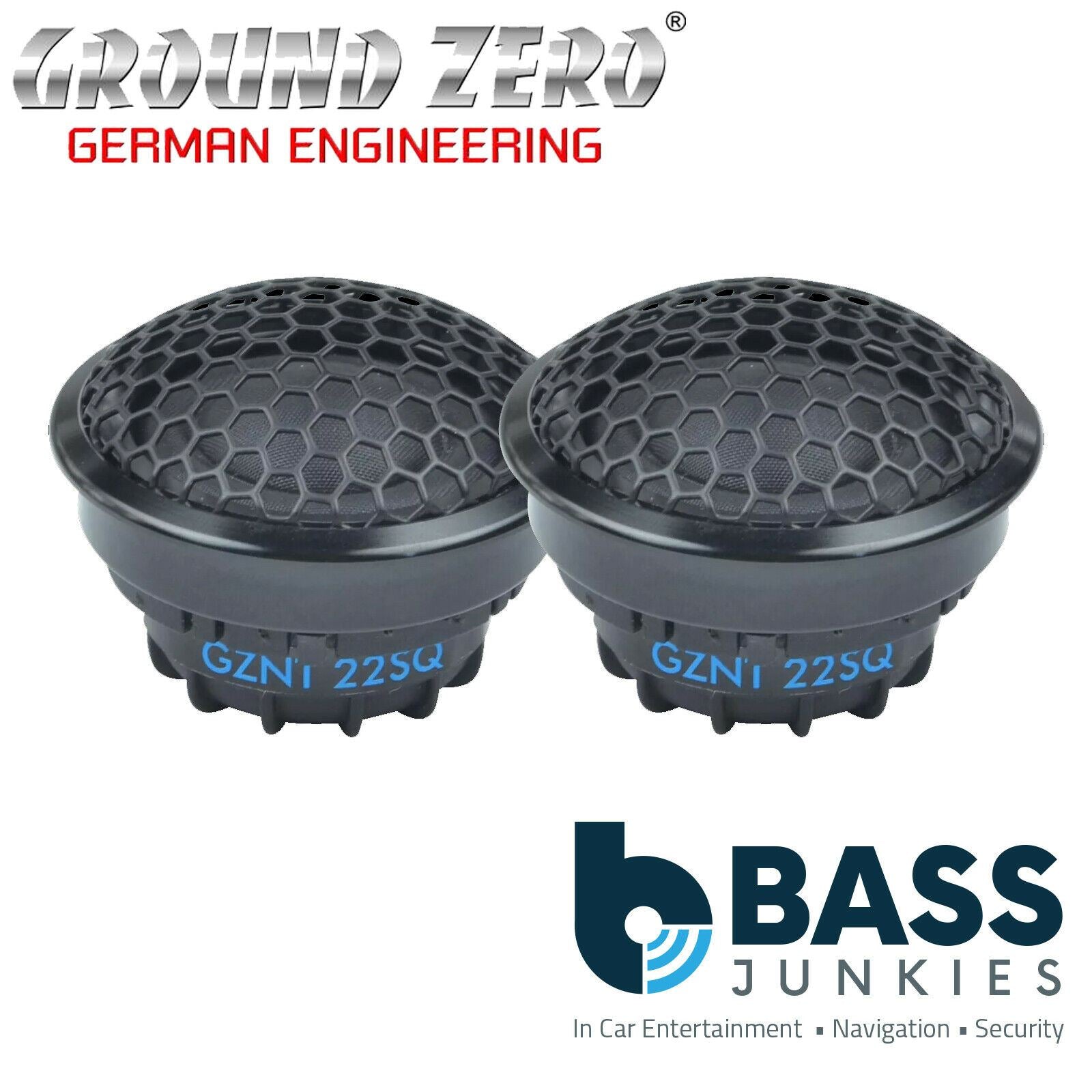 Ground Zero GZNT 22SQ 22 mm 0.87″ High Performance Car Speaker Tweeter