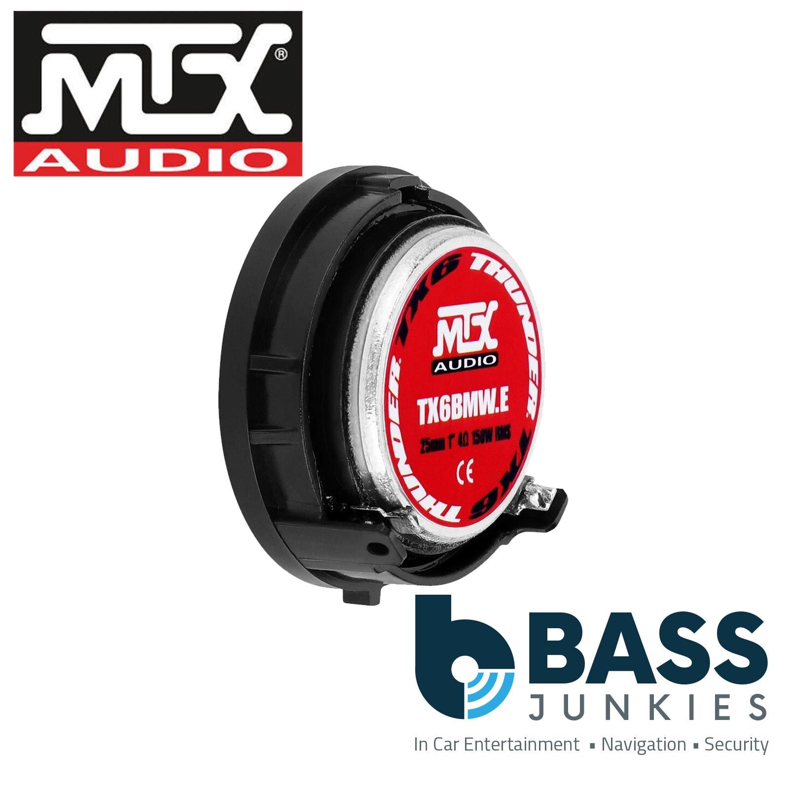 MTX TX6BMWE - BMW & Mini Underseat Subwoofers Car Door Speakers & Tweeters Upgrade Kit