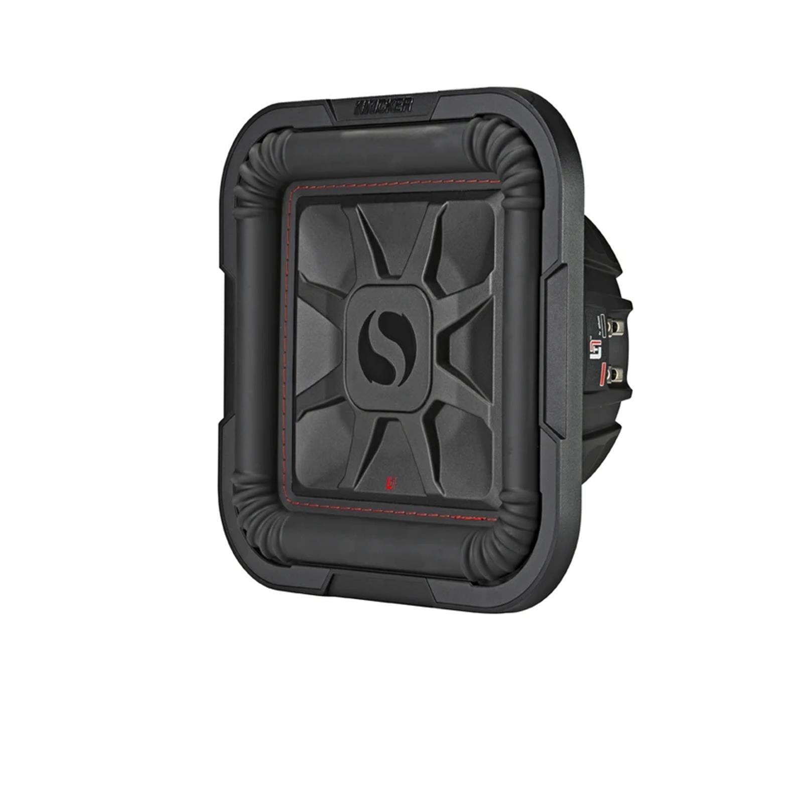 Kicker 46L7T102 - L7T 10" Slim Square Subwoofer DVC 2 Ohm 1000W
