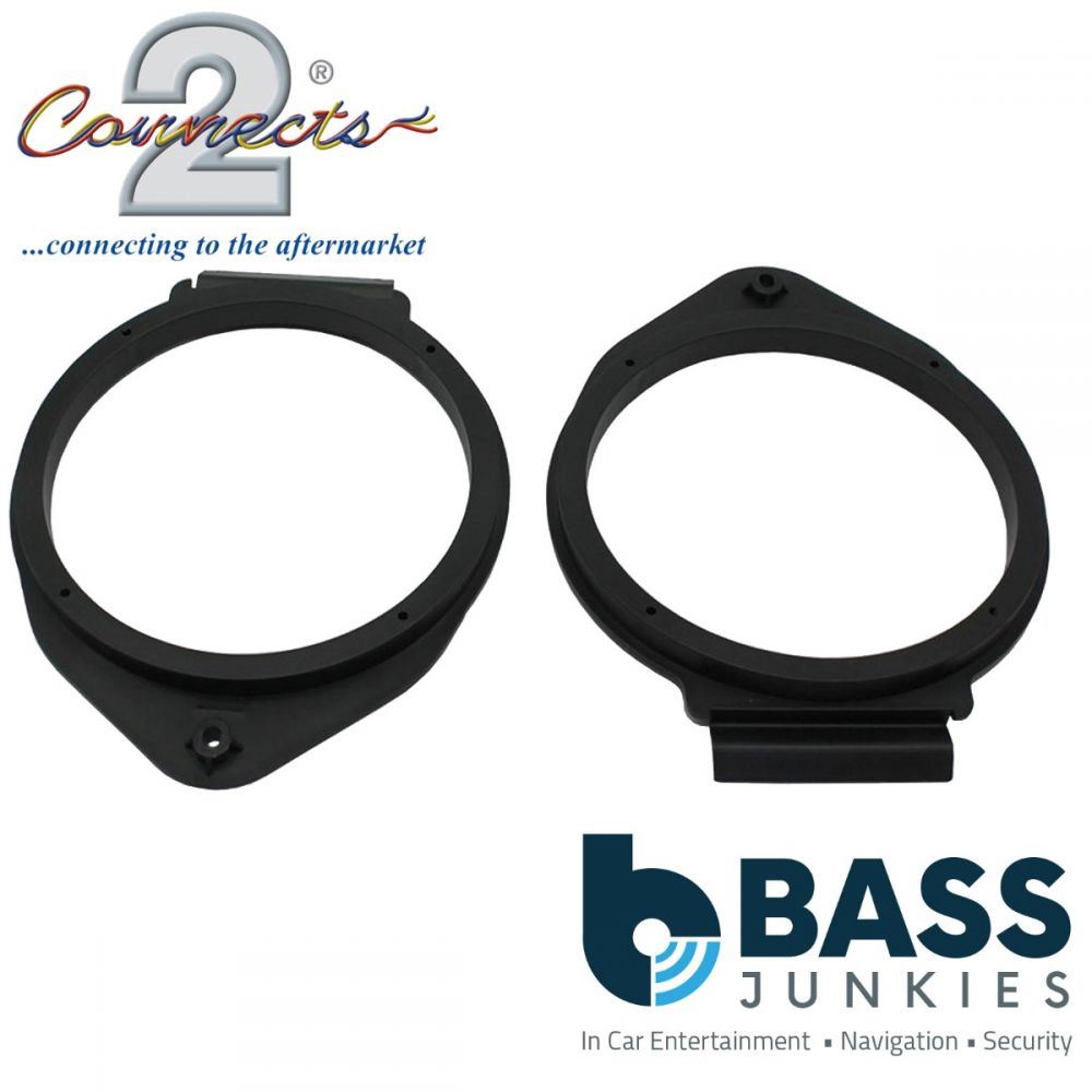 Connects2 CT25VX09 - Vauxhall Astra Insignia Meriva Mokka Adam Zafira-Tourer 165mm 6.5" Front or Rear Car Speaker Adapter Brackets