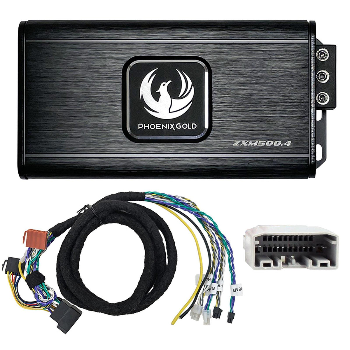 Phoenix Gold 500 Watts 4 Channel Car Amplifier Kit for Chrysler Aspen 2007-2009