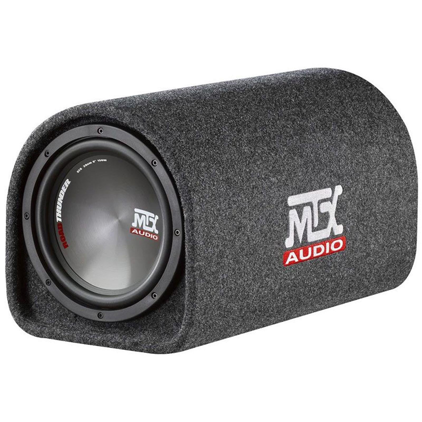 MTX RTP8P - Road Thunder 8" 240 Watts Powered Car Bass Tube Subwoofer