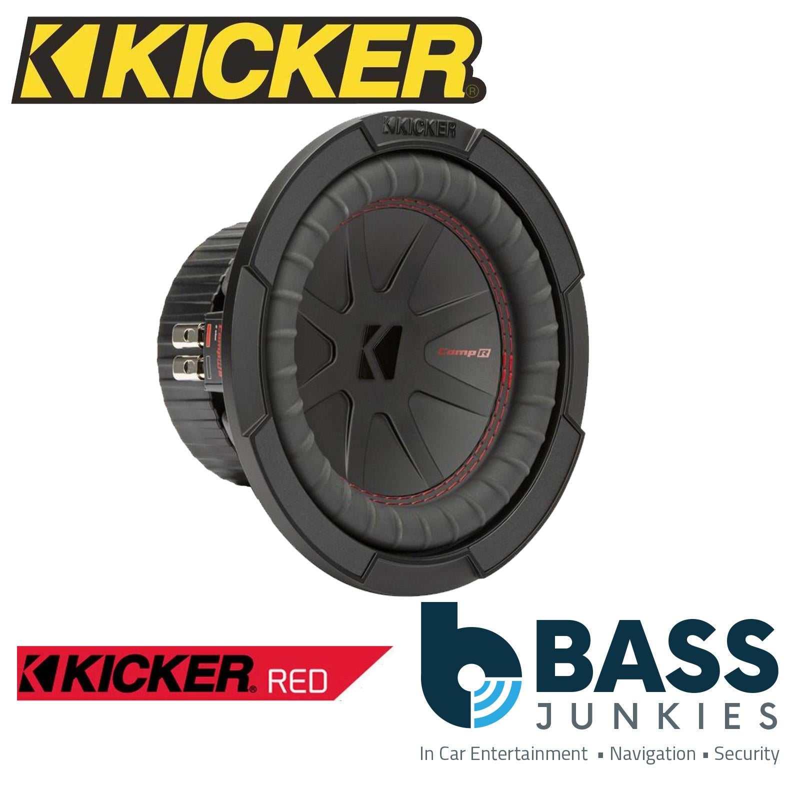 KICKER 48CWR104 10" 25cm 800 Watts Single Voice Coil Car Van Boot Sub Subwoofer
