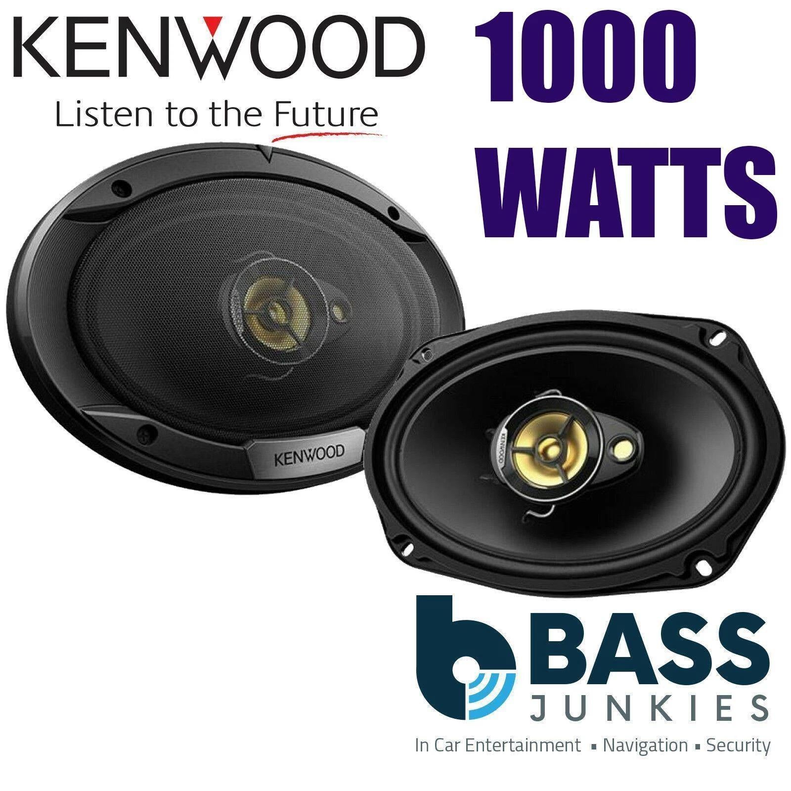 BMW Mini One Cooper R50 R53 2001 - 2006 Kenwood 1520 Watts Front Door & Rear Side Car Speakers