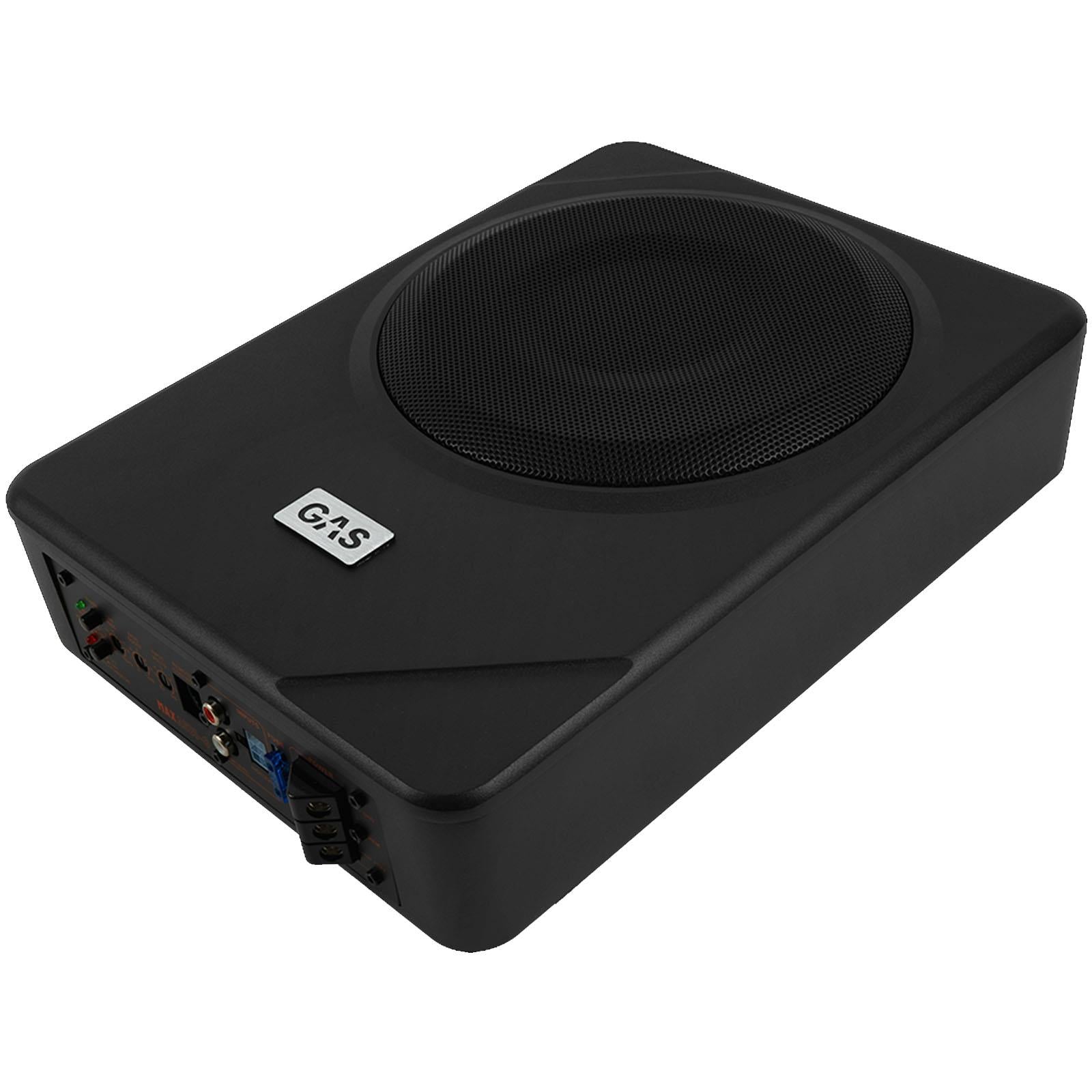 GAS MAX ASB1-8 - 260 Watt Amplified 8" 20cm Active Underseat Car Subwoofer