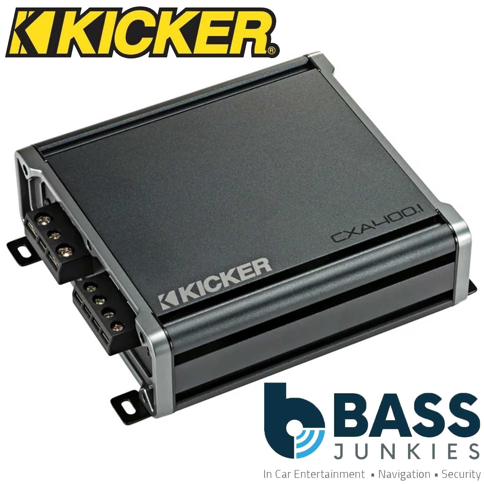 Kicker 46CXA4001 - 400 Watts Monoblock Class D Car Subwoofer Amp Amplifier
