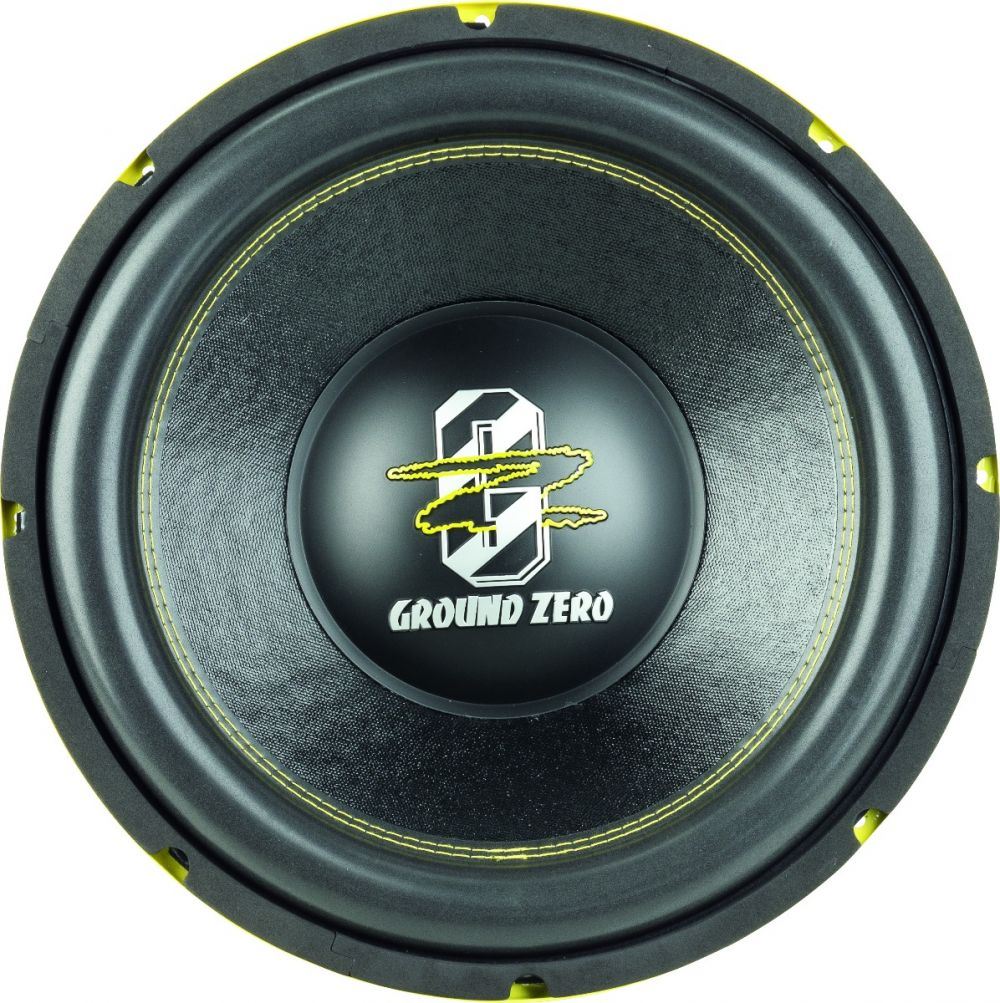 Ground Zero GZRW 38XSPL-D2 - 38 cm / 15" Subwoofer - 2 x 2 ohm 3" voicecoil - 1800 WSPL