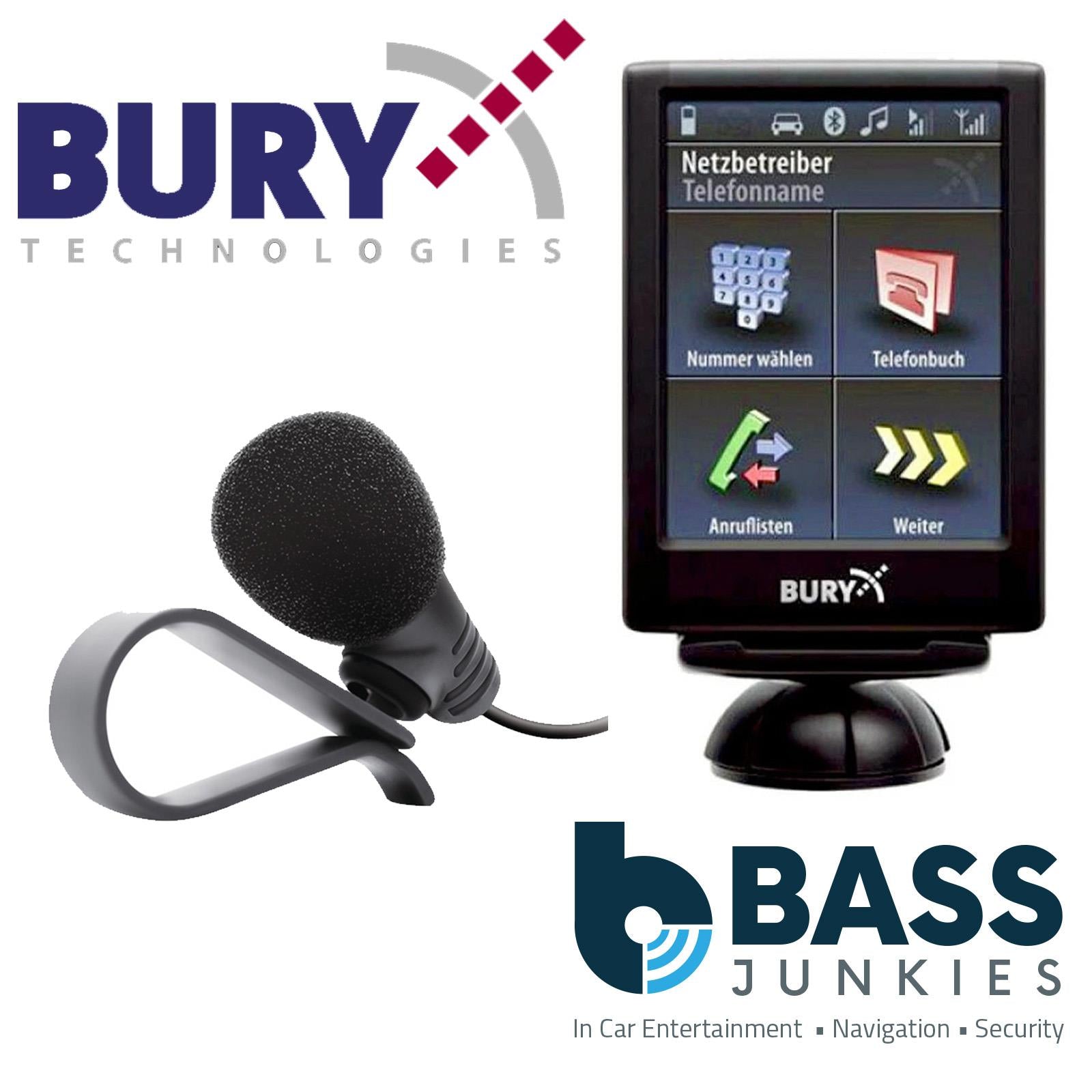 Bury CC 9056 Plus Bluetooth Colour Touchscreen Audio Streaming Handsfree Car Kit