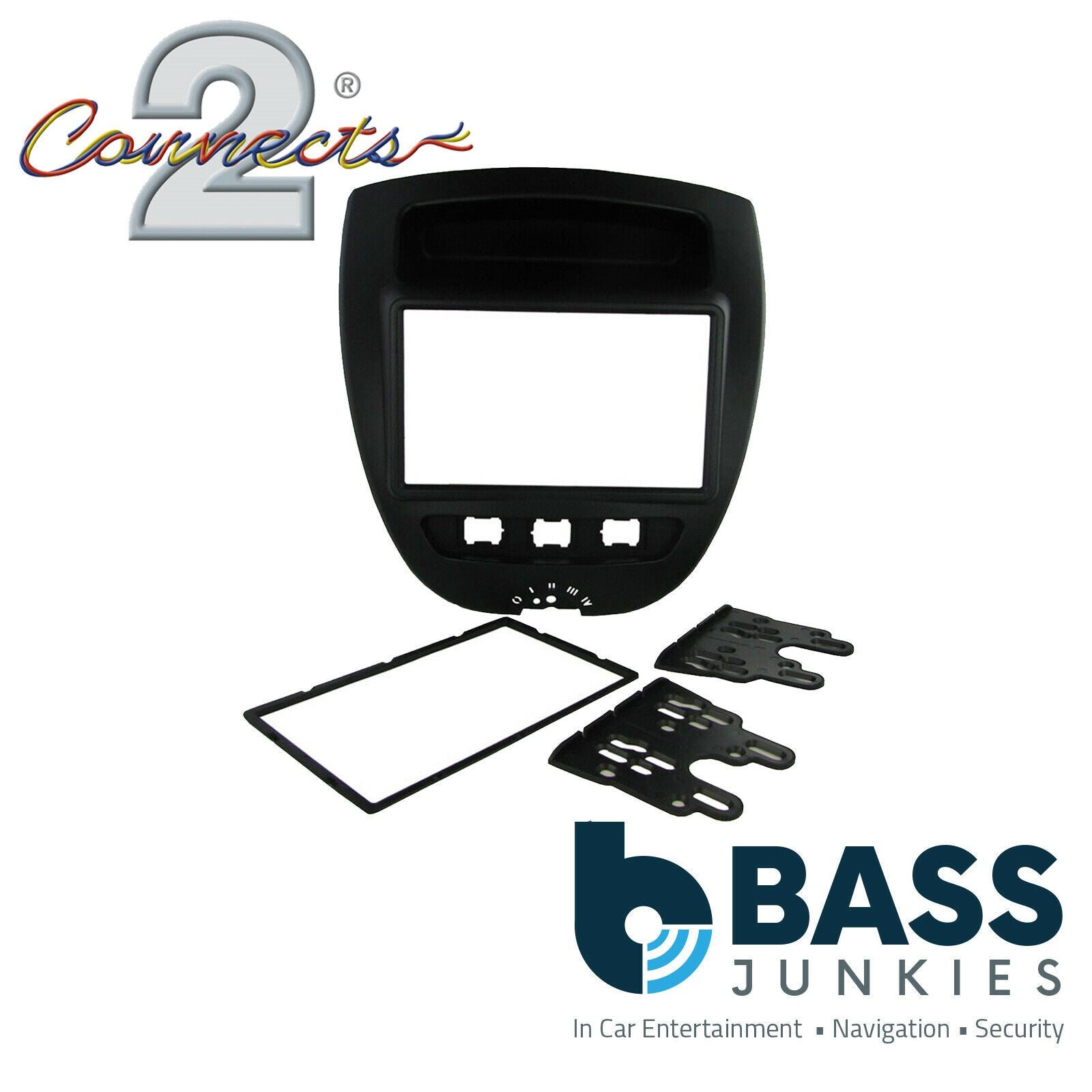 Connects2 CT23CT03 Citroen C1 Car Stereo Double Din Fascia Panel & Cage Kit