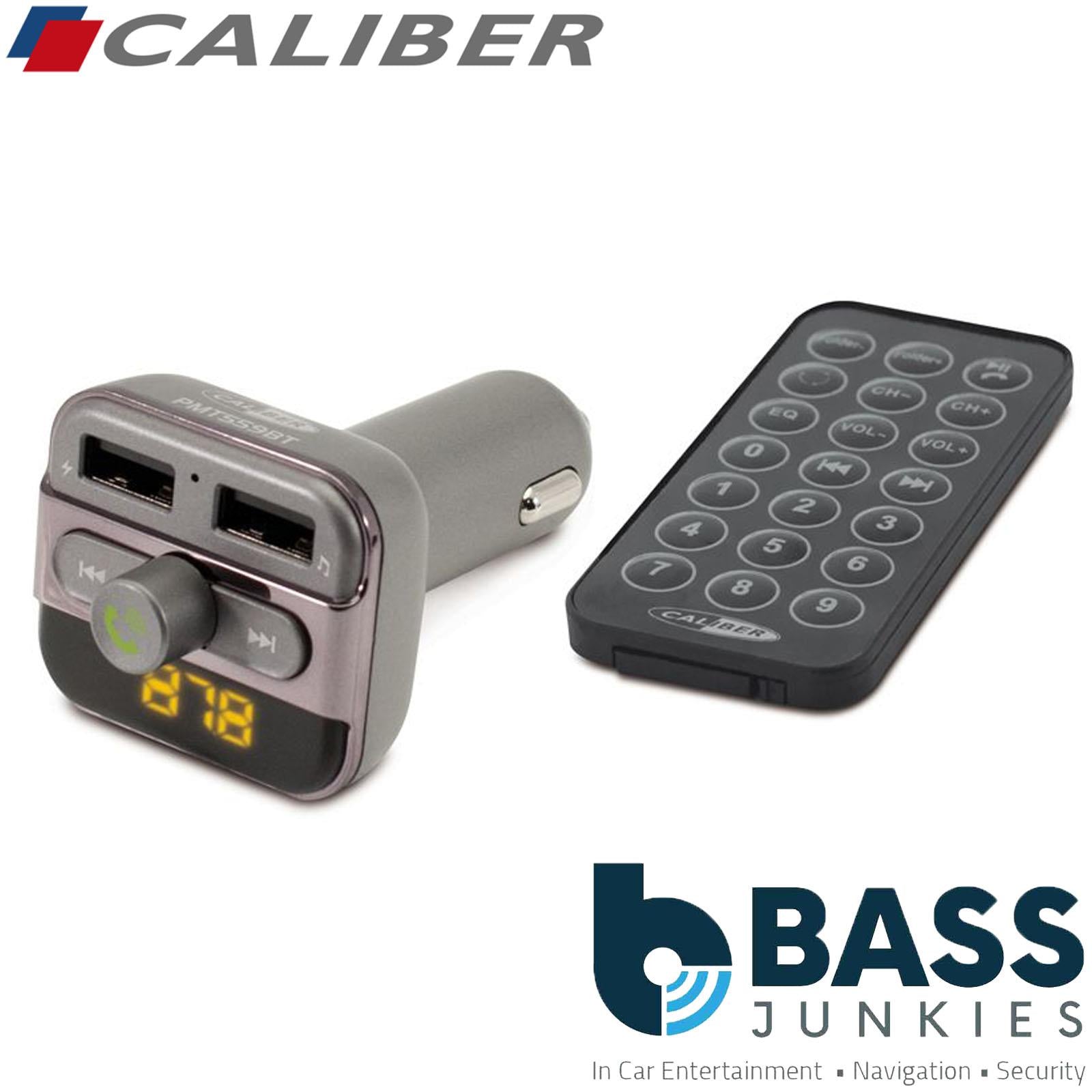 Caliber PMT558BT Bluetooth FM Transmitter with USB Charging, SD Card & Hands-Free Calling
