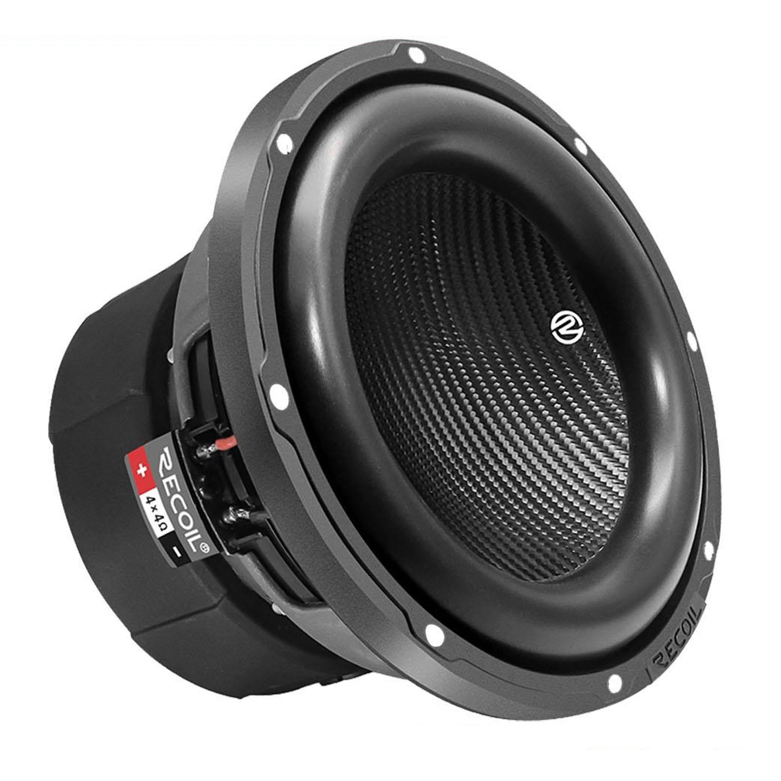 RECOIL PW65D4 - 400 Watts 6.5" 17cm Echo Pro Series Dual 4 Ohm Car Subwoofer
