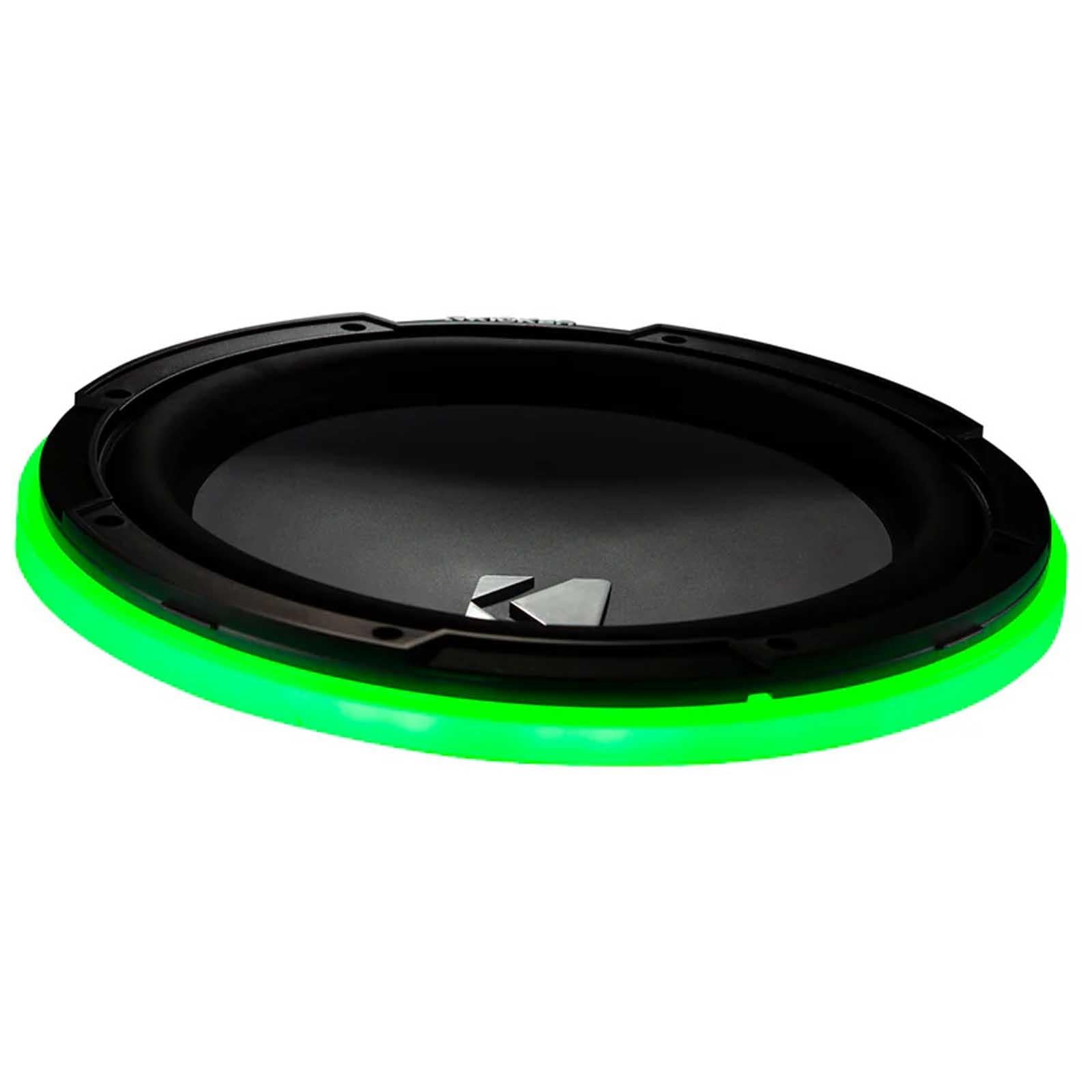 Kicker 47KLSR10 - 10" RGB LED Car Sub Subwoofer Ring Marine Boat Audio Lighting Kit