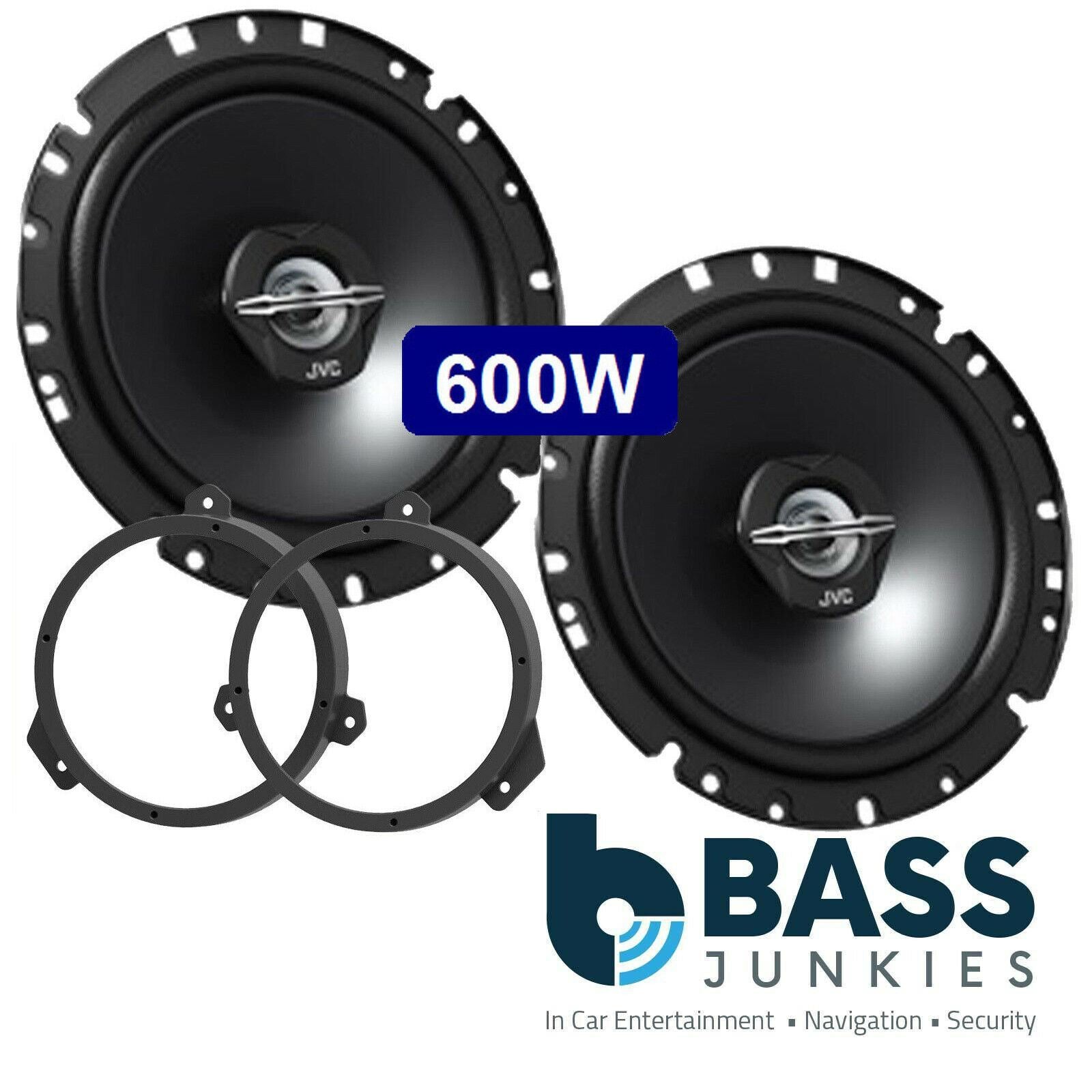 To Fit Subaru Impreza 2014 On JVC 6.5" 600 Watt 2 Way Front Door Car Speakers