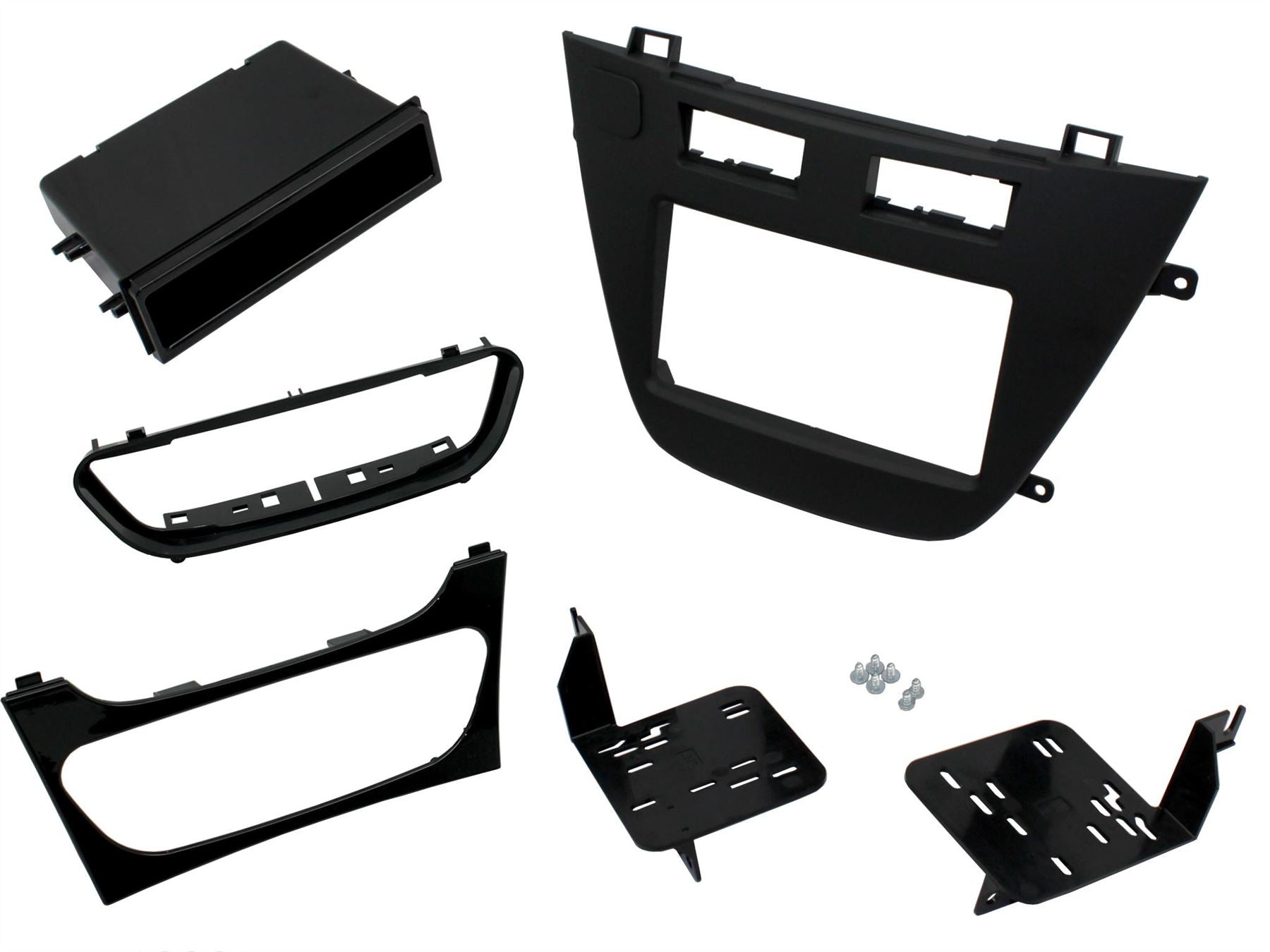 Grundig 6.8" Apple Android Double Din Stereo Fitting Kit + Steering Wheel Stalk Controls to fit Vauxhall Insignia 2008-13