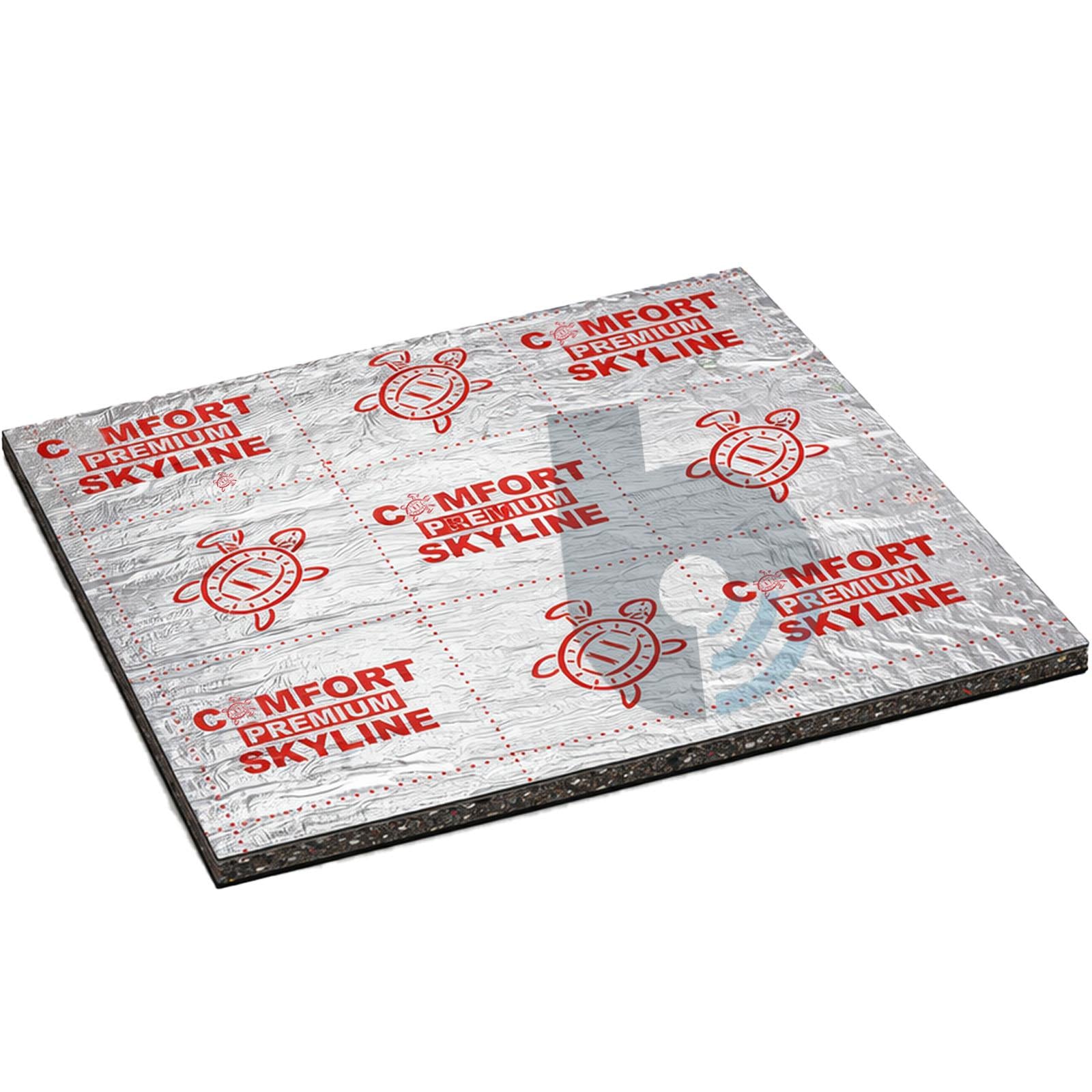 Comfort SKYLINE 7 - 8 Sheets 8mm 350x500mm Sound Isolator Mat Kit