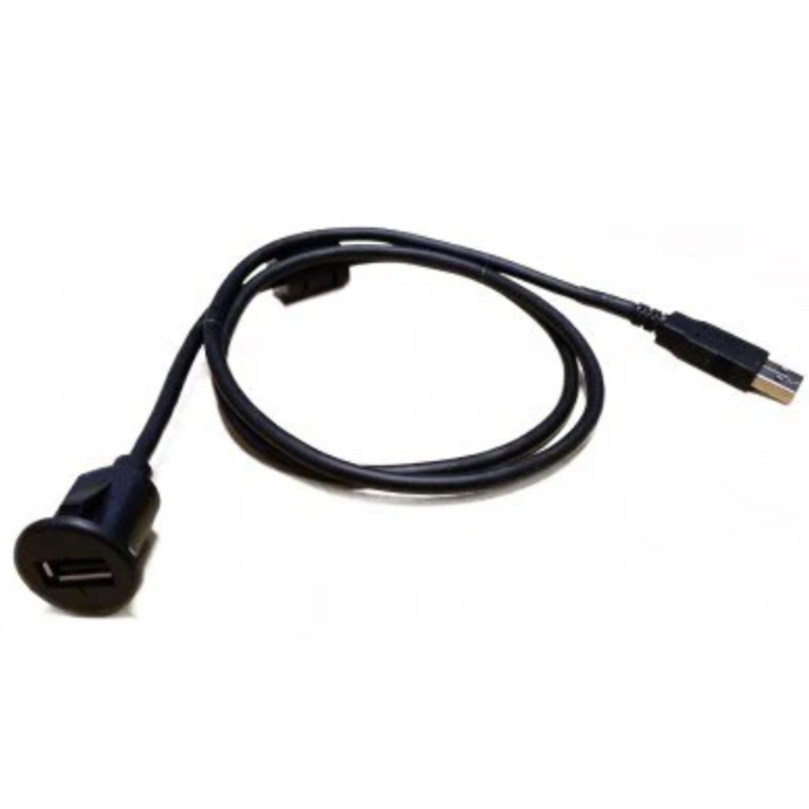 Universal 3 Foot USB Dash Mount Adapter Cable