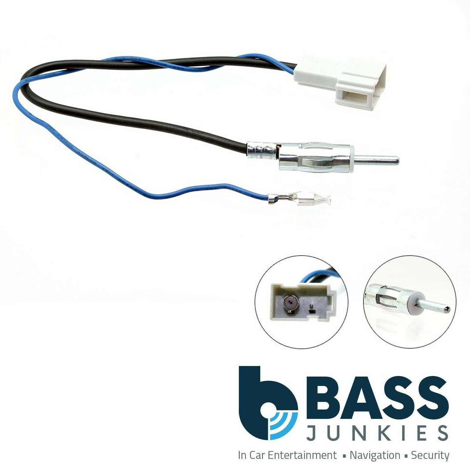 Connects2 CT27AA71 - HONDA Car Stereo DIN Antenna Adapter Aerial Lead With Phantom Power Supply