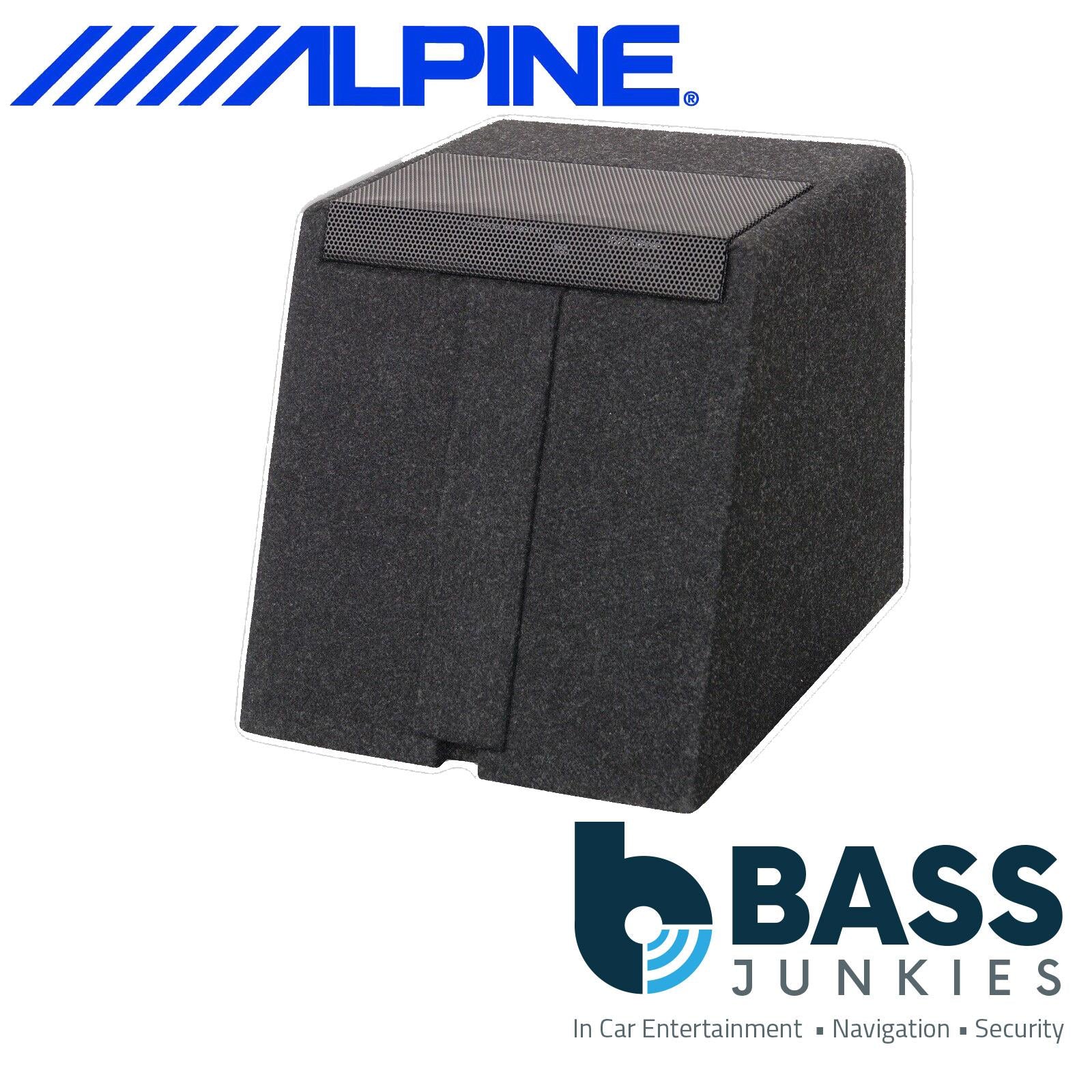 Alpine SWE-815 8" 300 Watts Active Car Sub Subwoofer in Custom Enclosure