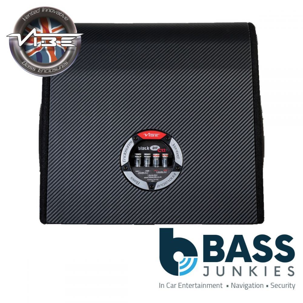 Vibe BLACKAIRC12-V6 12" 30cm 1500 Watts BlackAir Compact Passive Car Subwoofer Enclosure